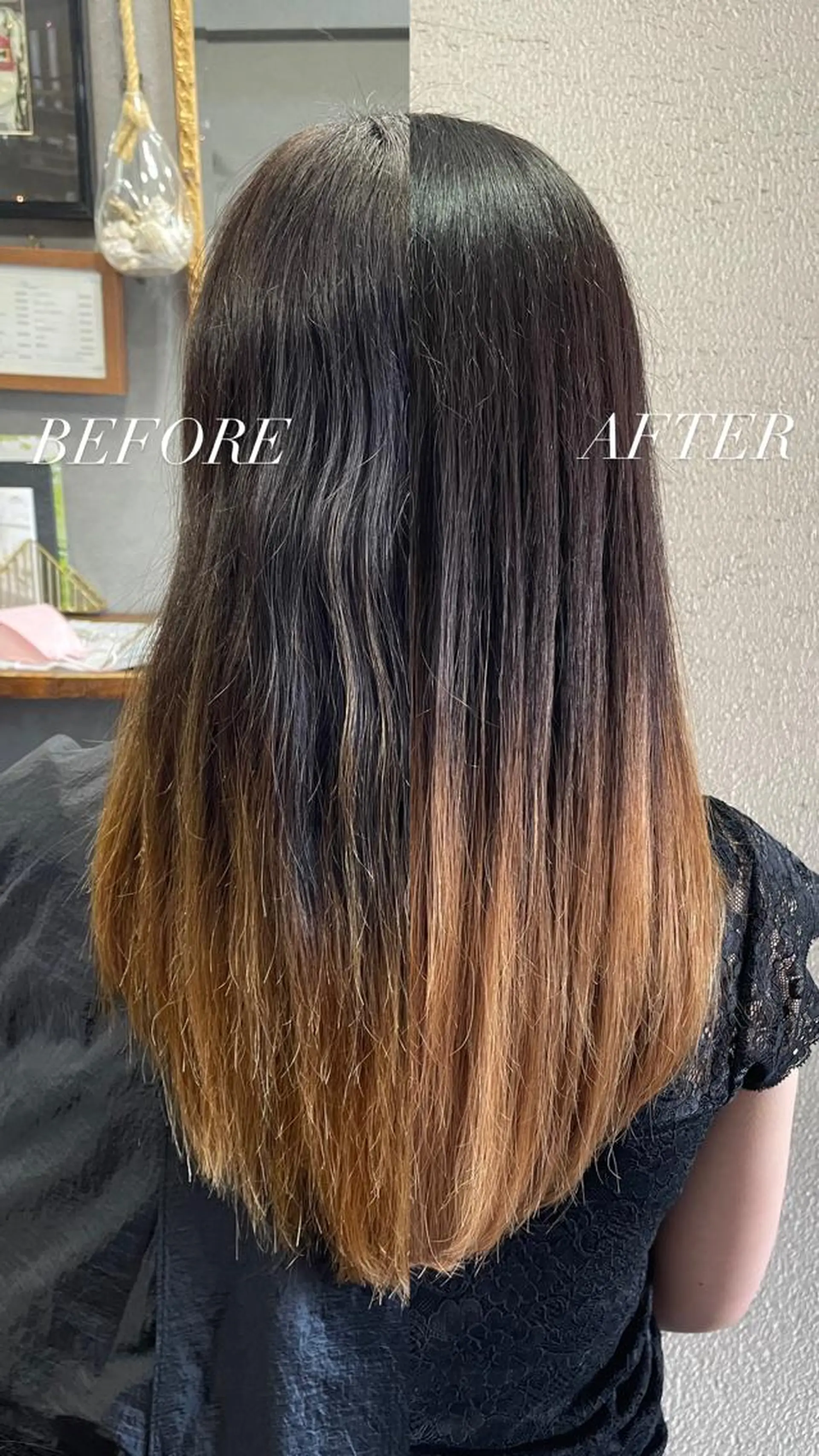 セミロング くせ毛 髪質改善 トリートメント カット トリートメント サダハルカ ｜chouetteのヘアスタイル
