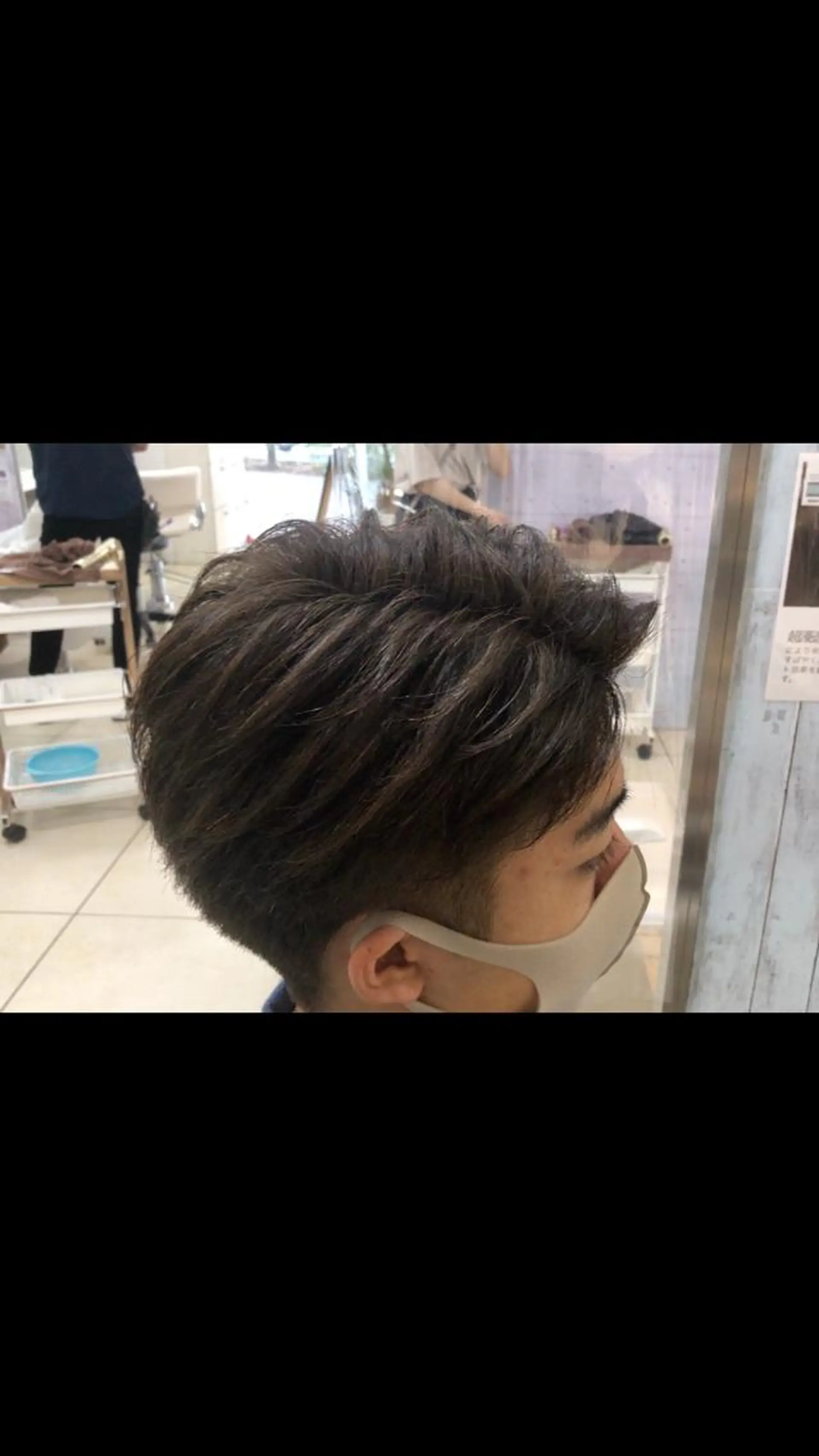 ショート カラー メンズ メンズハイライト ハイライトカラー 外国人風カラー ハイライト カット ヘアカラー 毛流れヘアの達人 店長　須田龍世のヘアスタイル