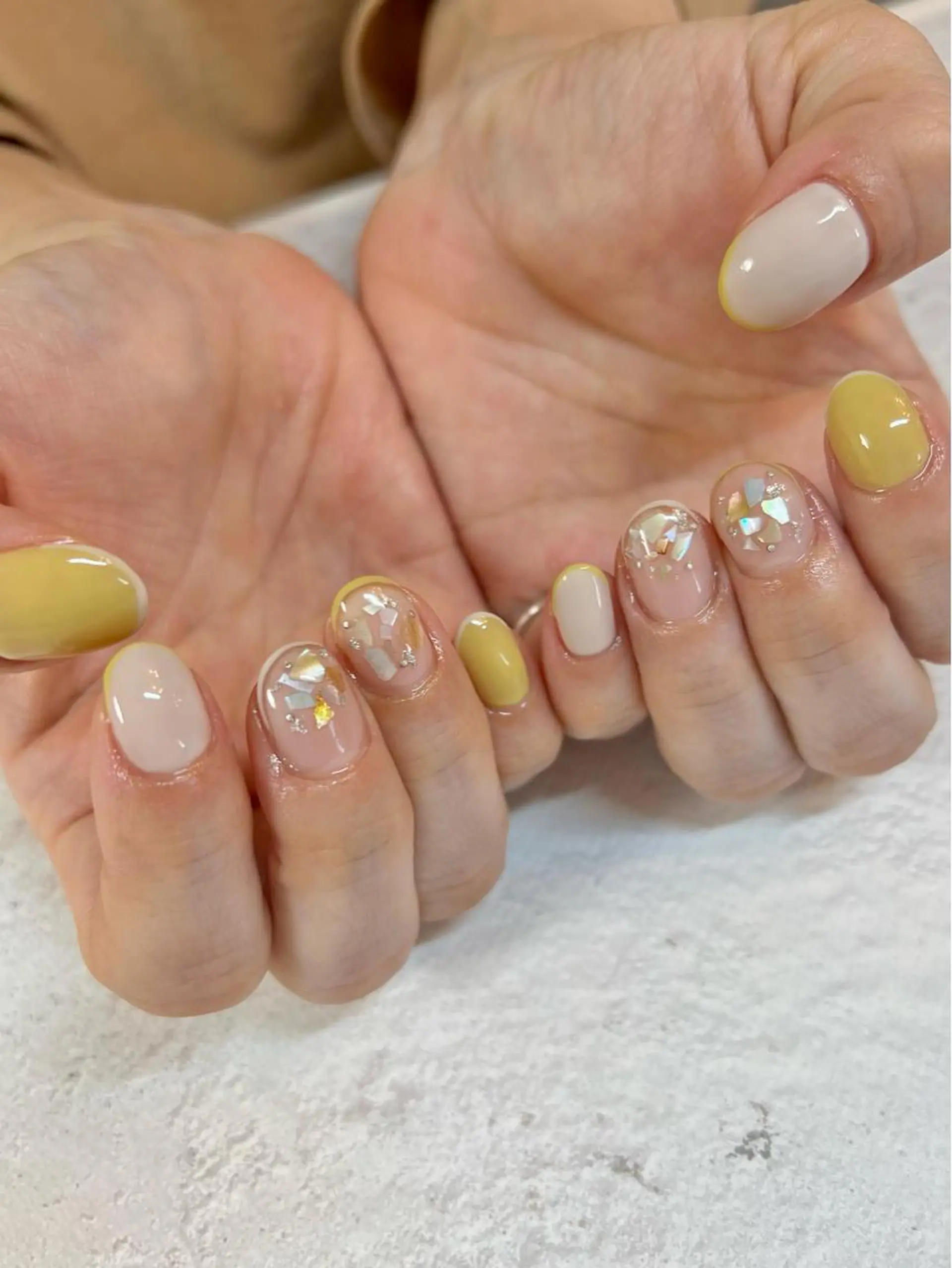 ネイル フレンチネイル ニュアンスネイル 春ネイル Nail Salon&School REPLENDA所属・REPLENDA/ azusa(石井梓)のネイルデザイン