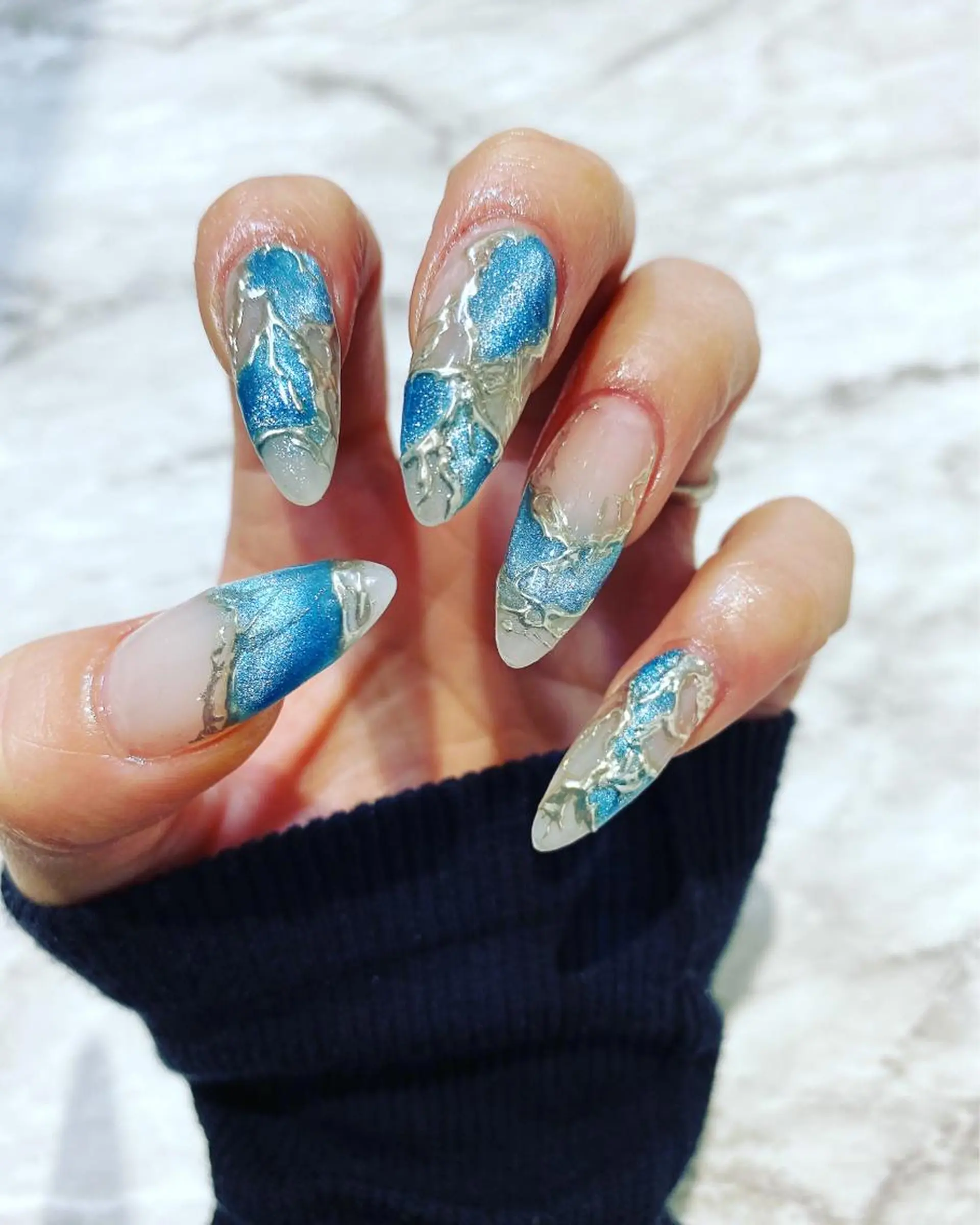 ネイル マグネットネイル ハンドネイル フットネイル ハンドケア nail salon  AlgeTy所属・✴︎:.｡. MAKI.｡.:✴︎のネイルデザイン