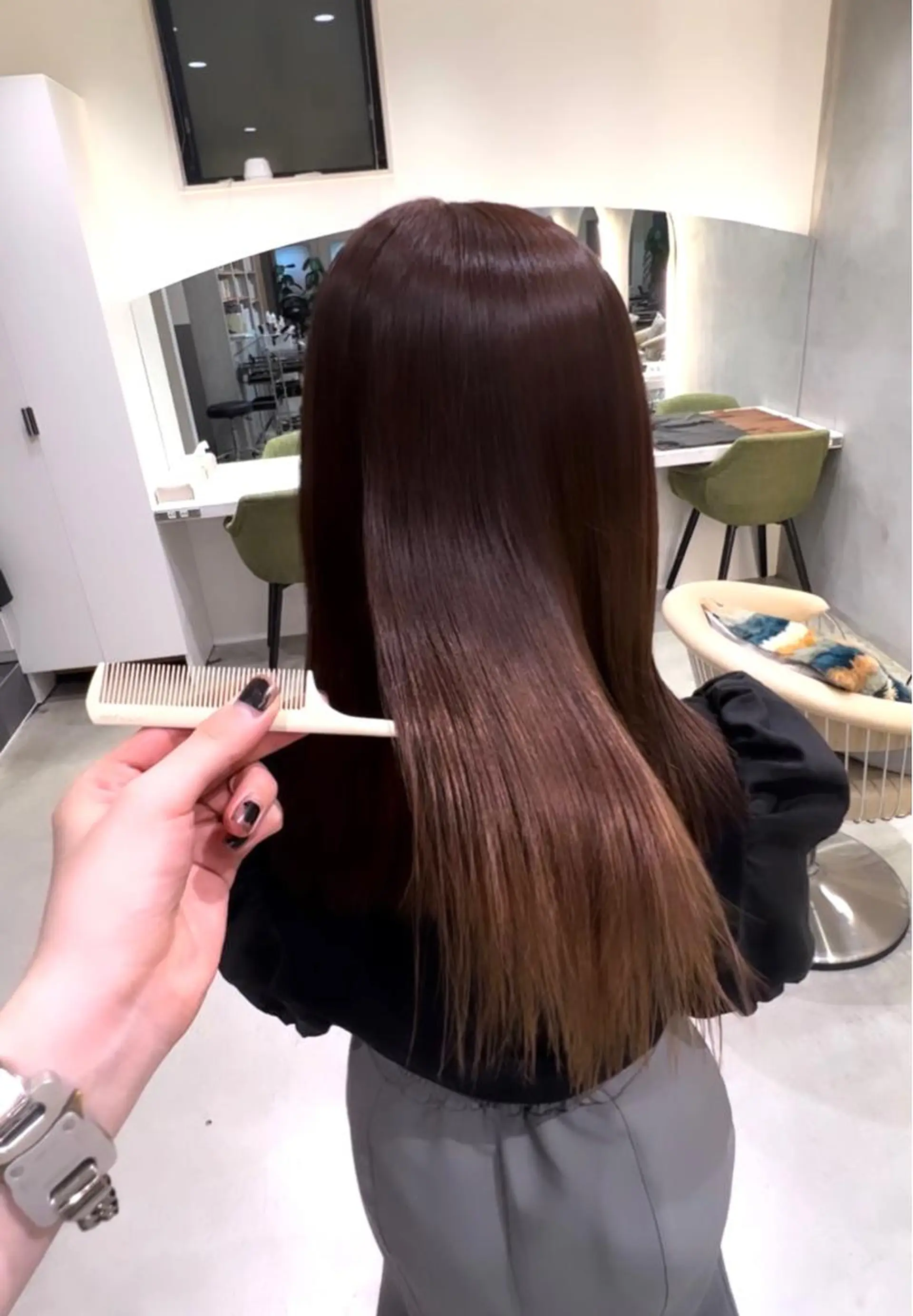 ミディアム カラー 宮嶋 蓮のヘアスタイル