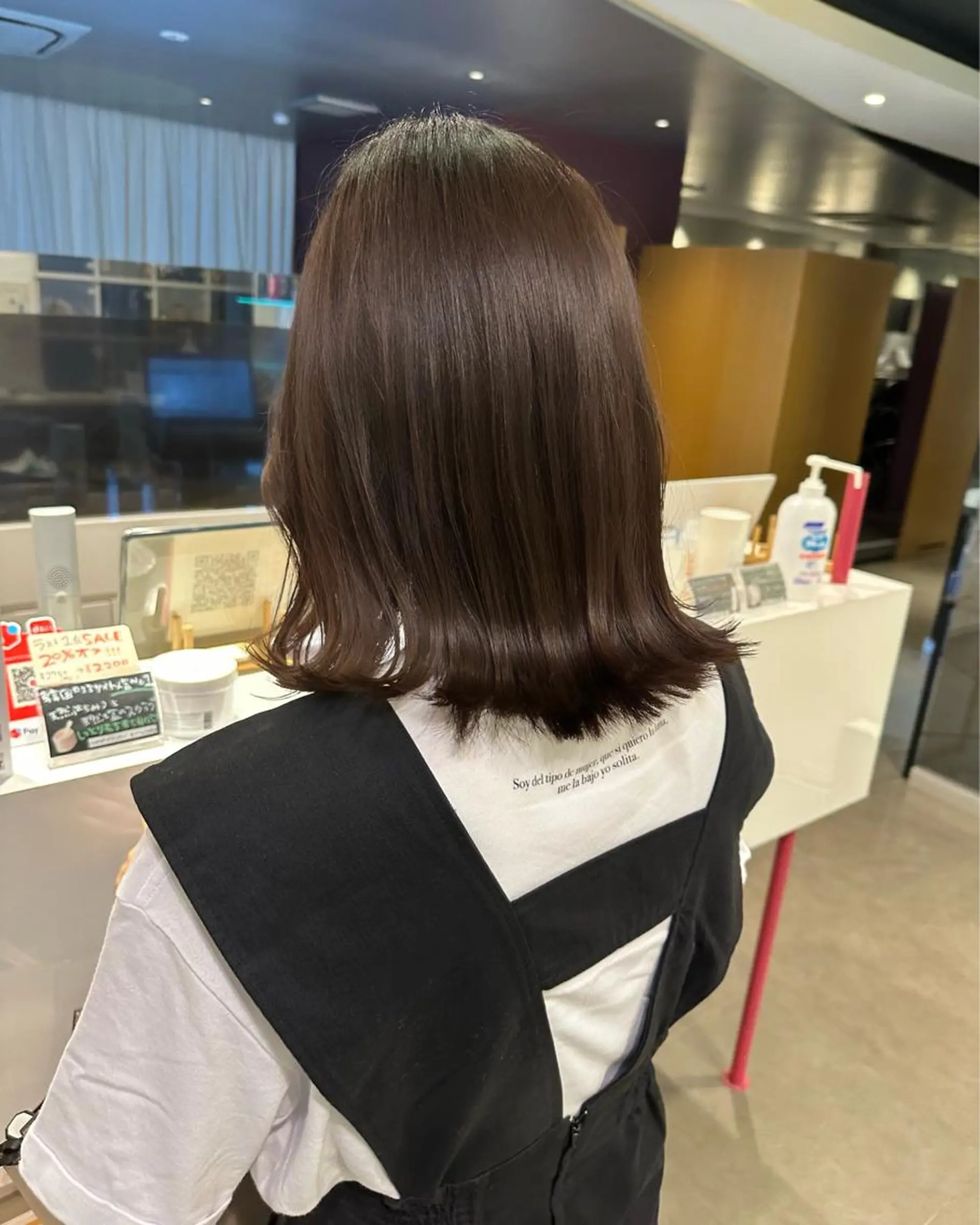 ミディアム カット ヘアカラー 店長/髪質改善/ ショート/松若　優のヘアスタイル