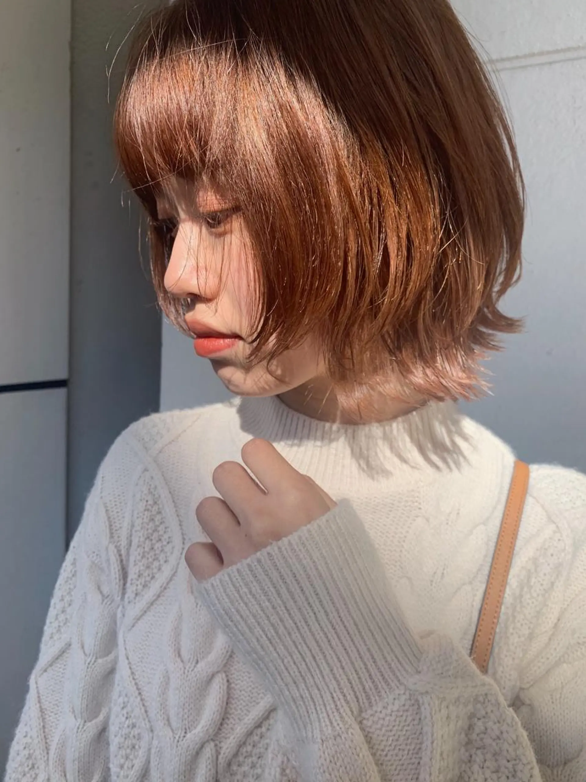 ミディアム カラー ボブ ウルフカット カット ヘアカラー トリートメント m ā l o.🌷 サカモトマイコのヘアスタイル
