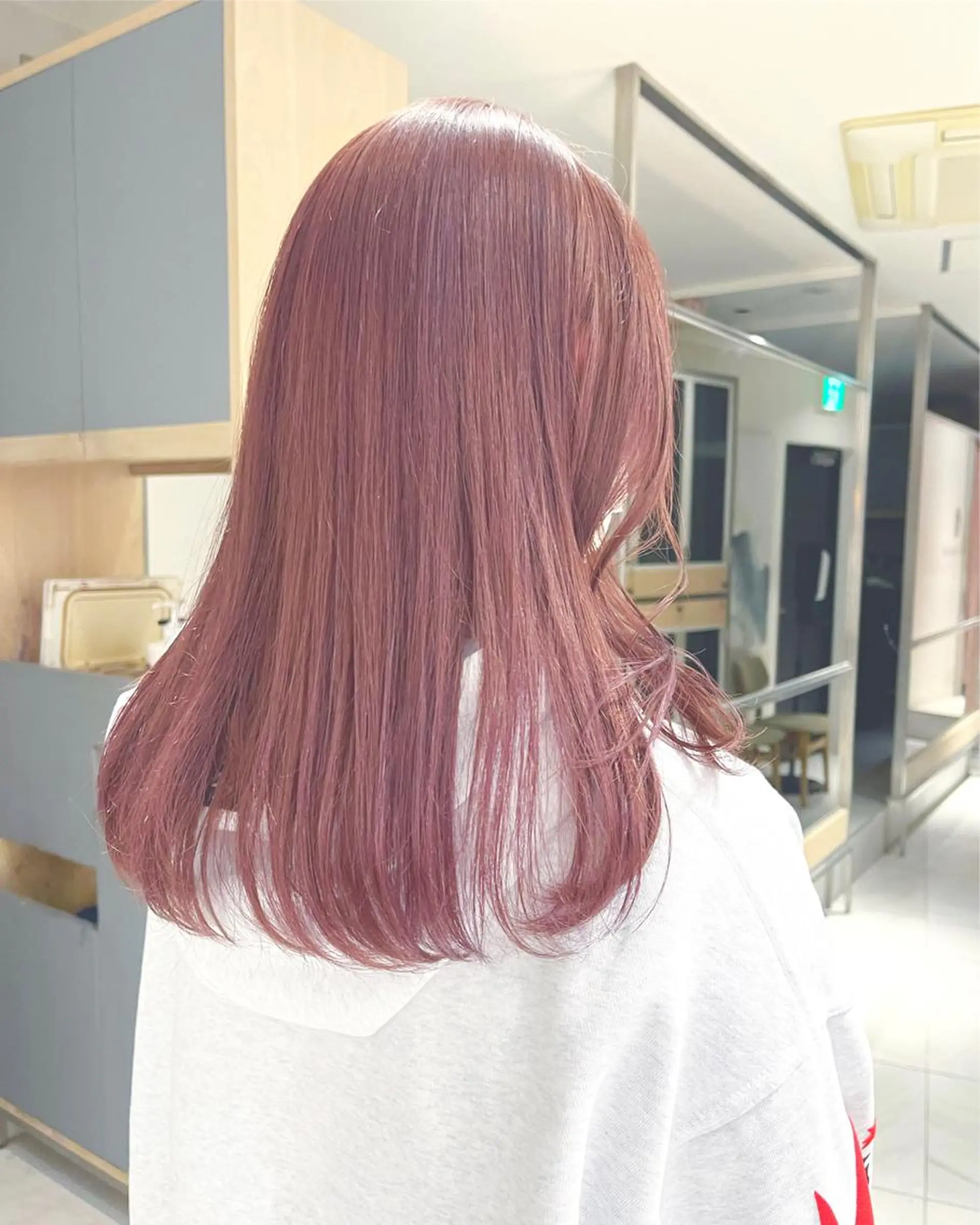 セミロング カラー ヘアカラー トリートメント ヘッドスパ ヘアセット 🎀艶モテカラー🎀 彩季のヘアスタイル