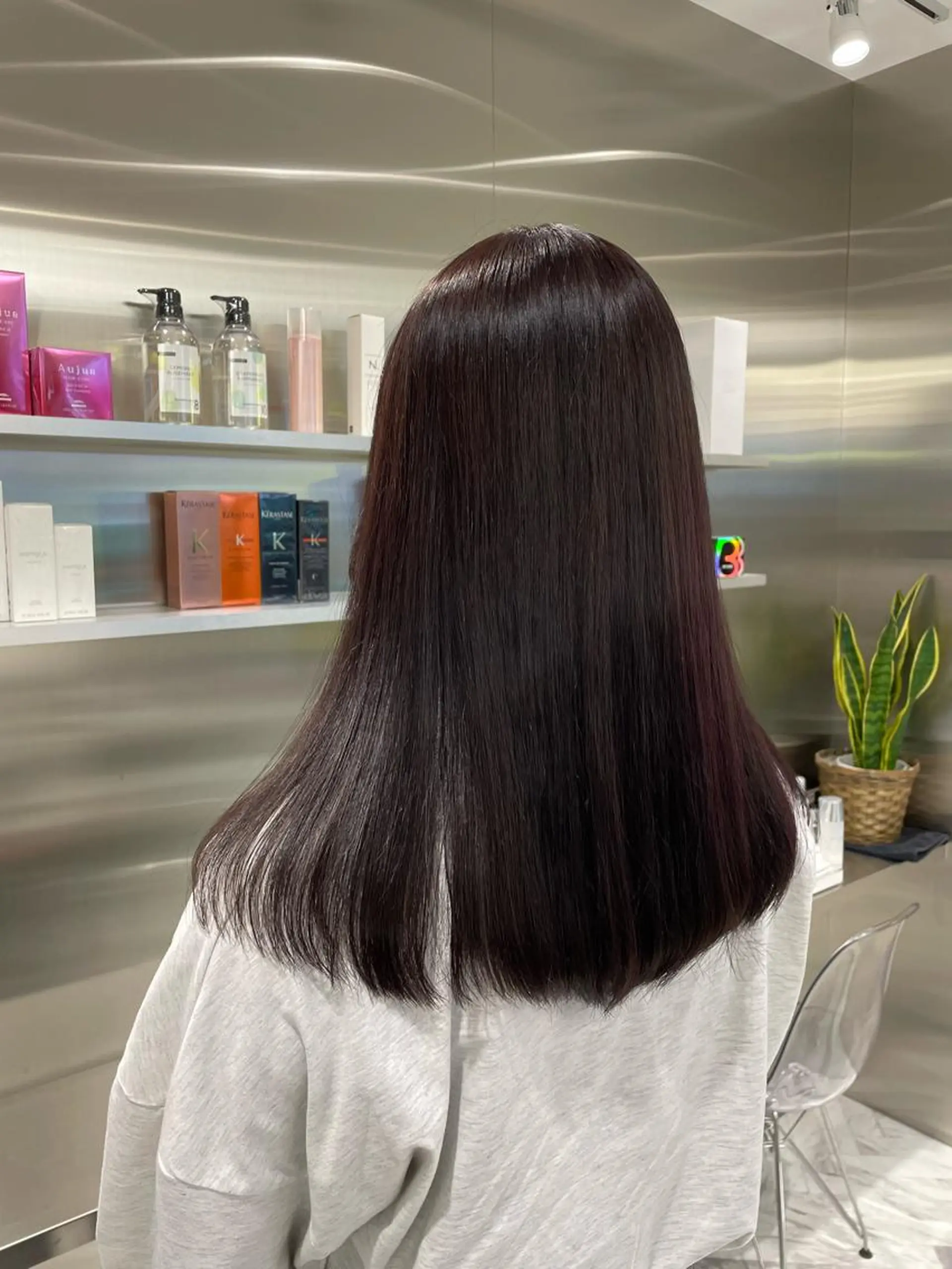 セミロング カラー カット ヘアカラー トリートメント 🧁はるひ/ ZEST八王子🟡のヘアスタイル