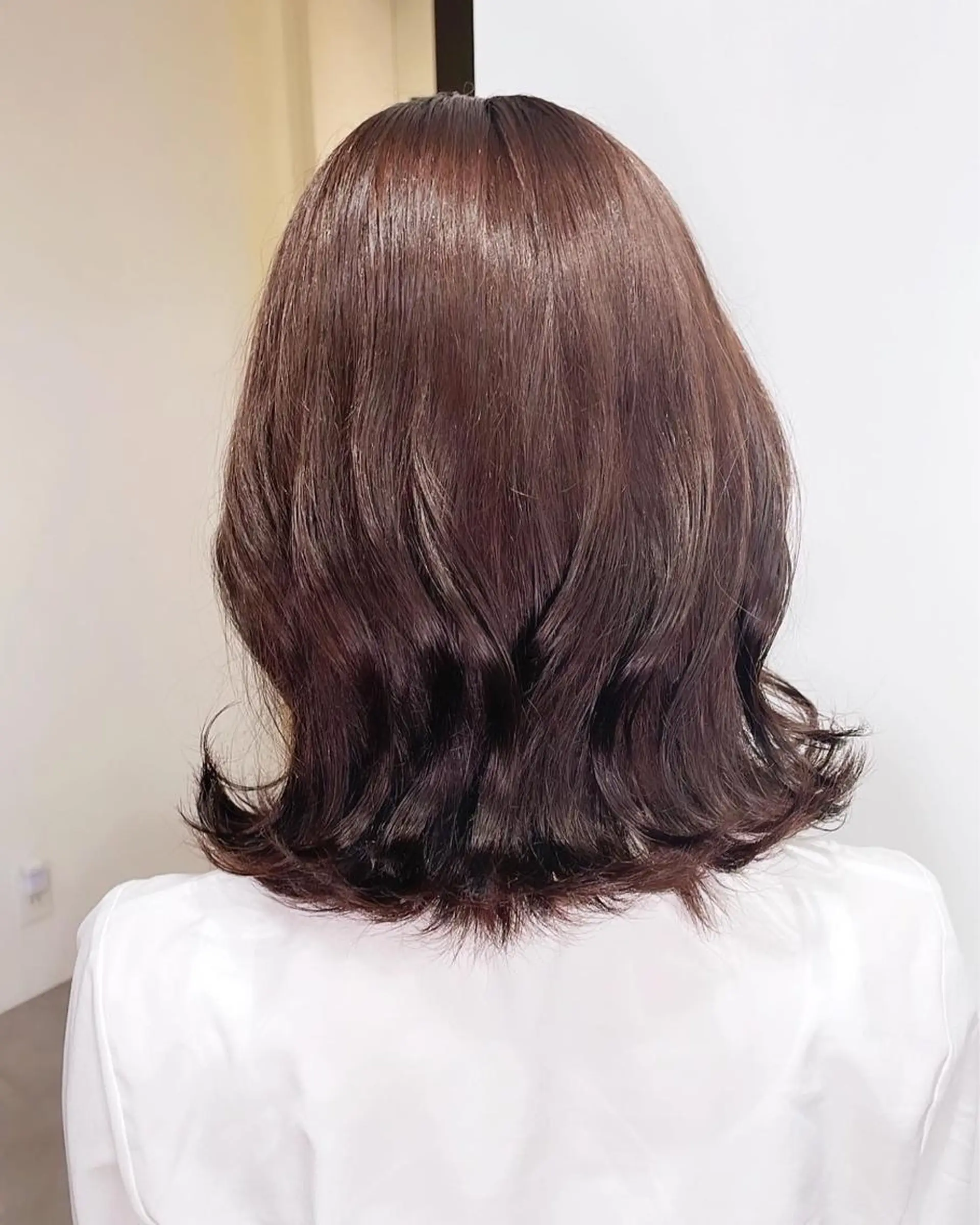 ミディアム ヘアカラー カットモデル募集 ミネのヘアスタイル