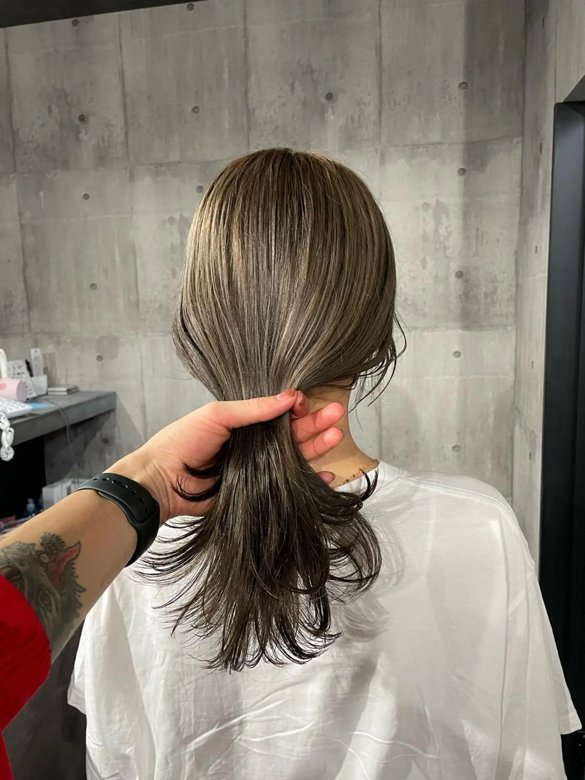 カラー ヘアカラー トリートメント REGOLITH （レゴリス）所属・山田隆成/韓国カット バレ、ハイライト得意のヘアスタイル