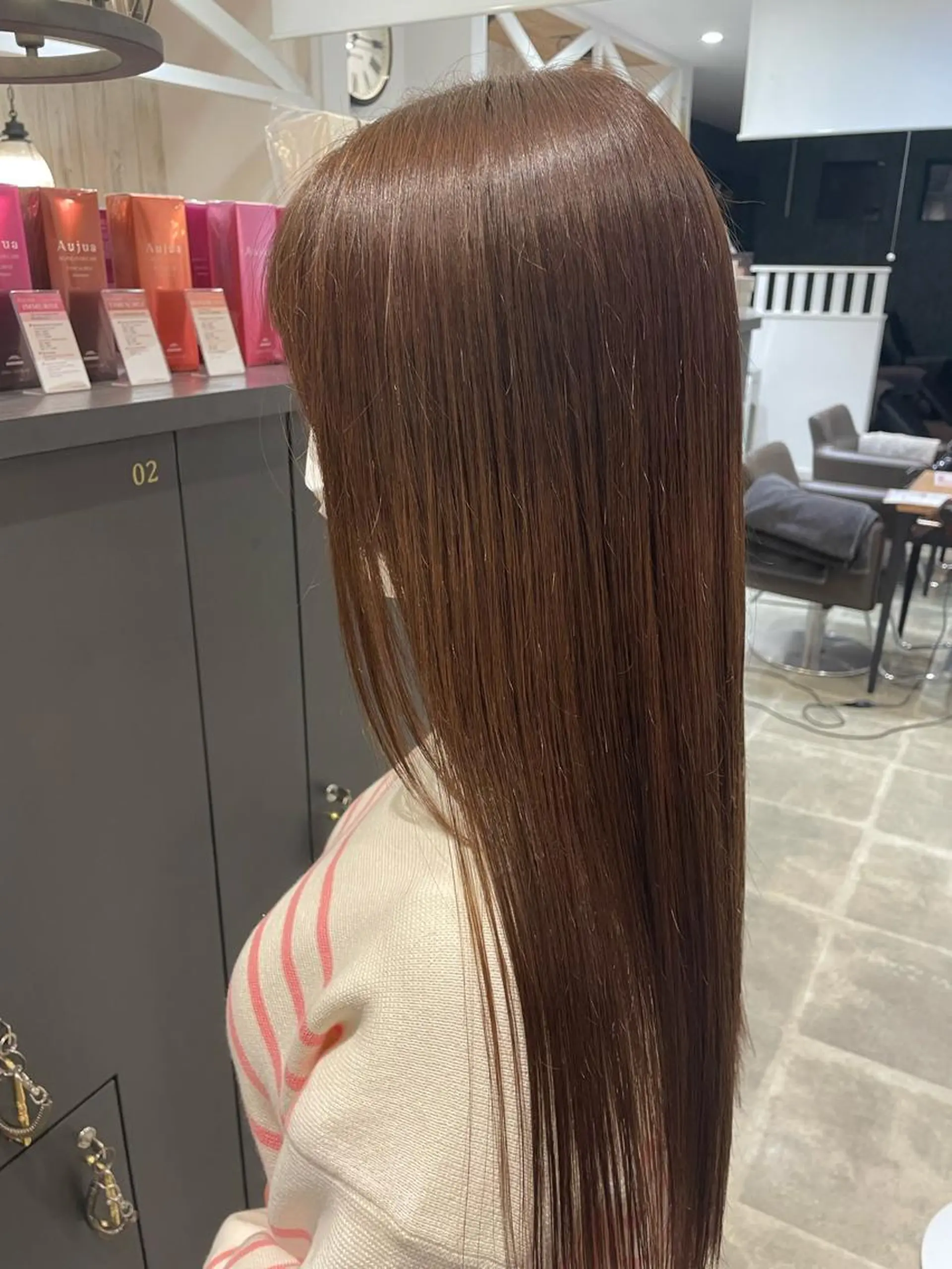 ロング カラー カット トリートメント 細沼 葵のヘアスタイル
