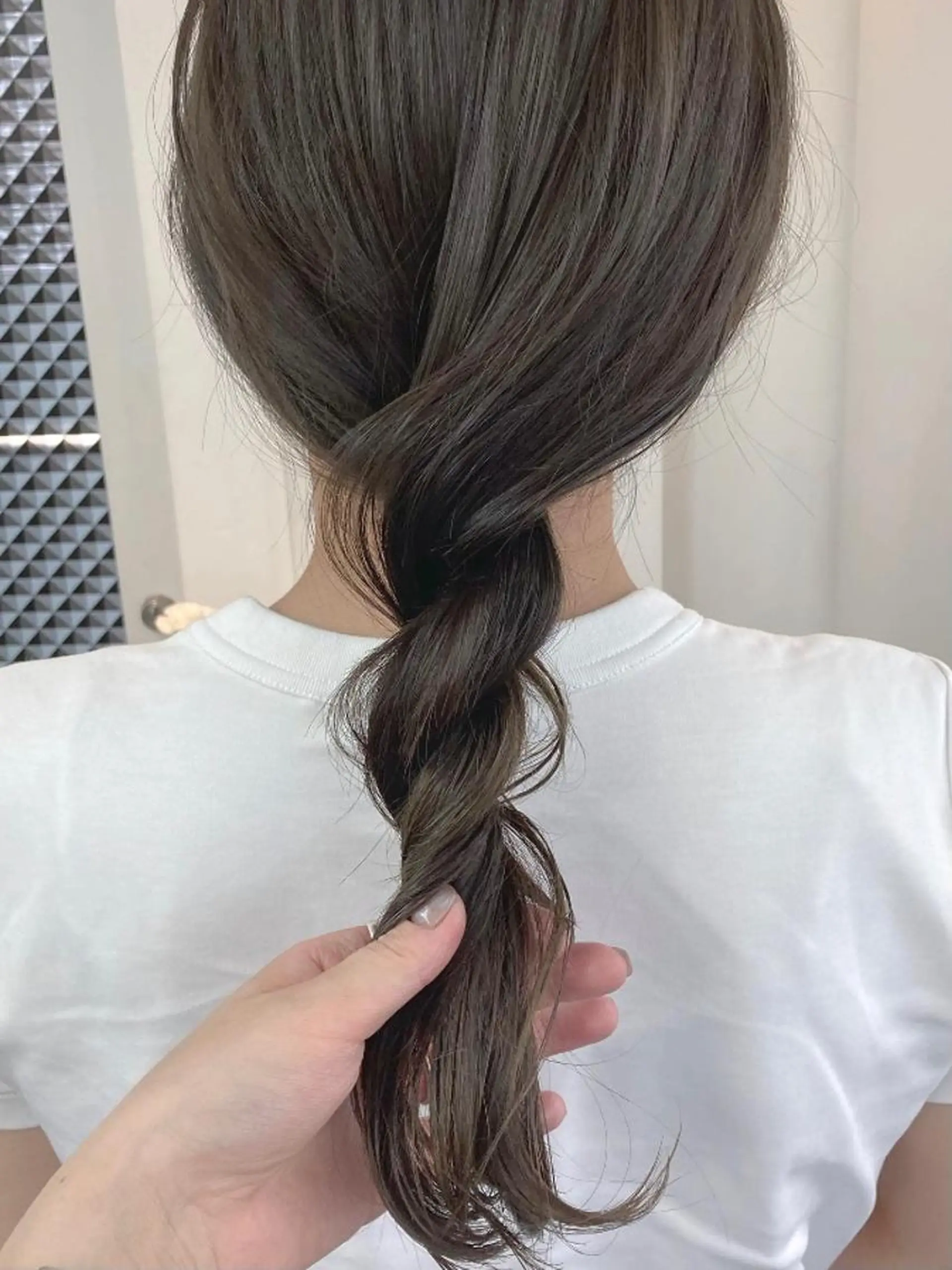 セミロング ヘアカラー トリートメント 🌼たけや みのり🌿のヘアスタイル
