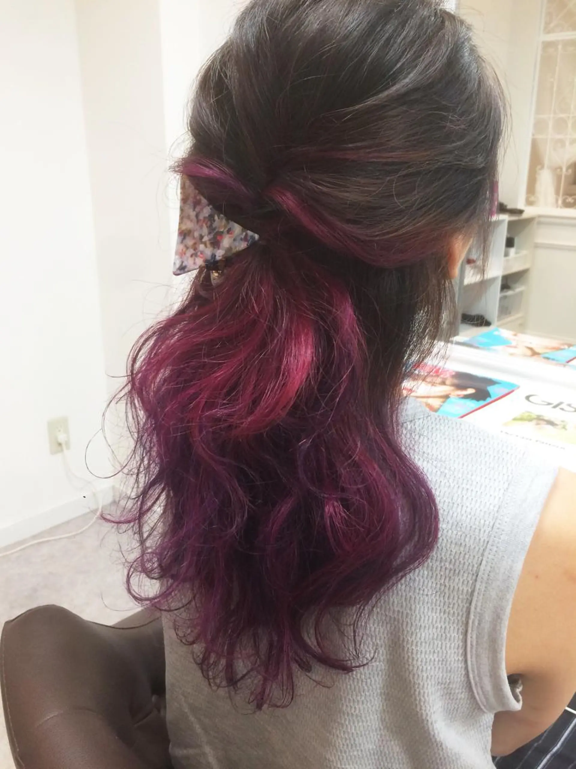 ロング カラー カット 縮毛矯正 トリートメント SALOWIN名古屋本山店所属・🍀ナガヤマ ヒデアキ🍀のヘアスタイル