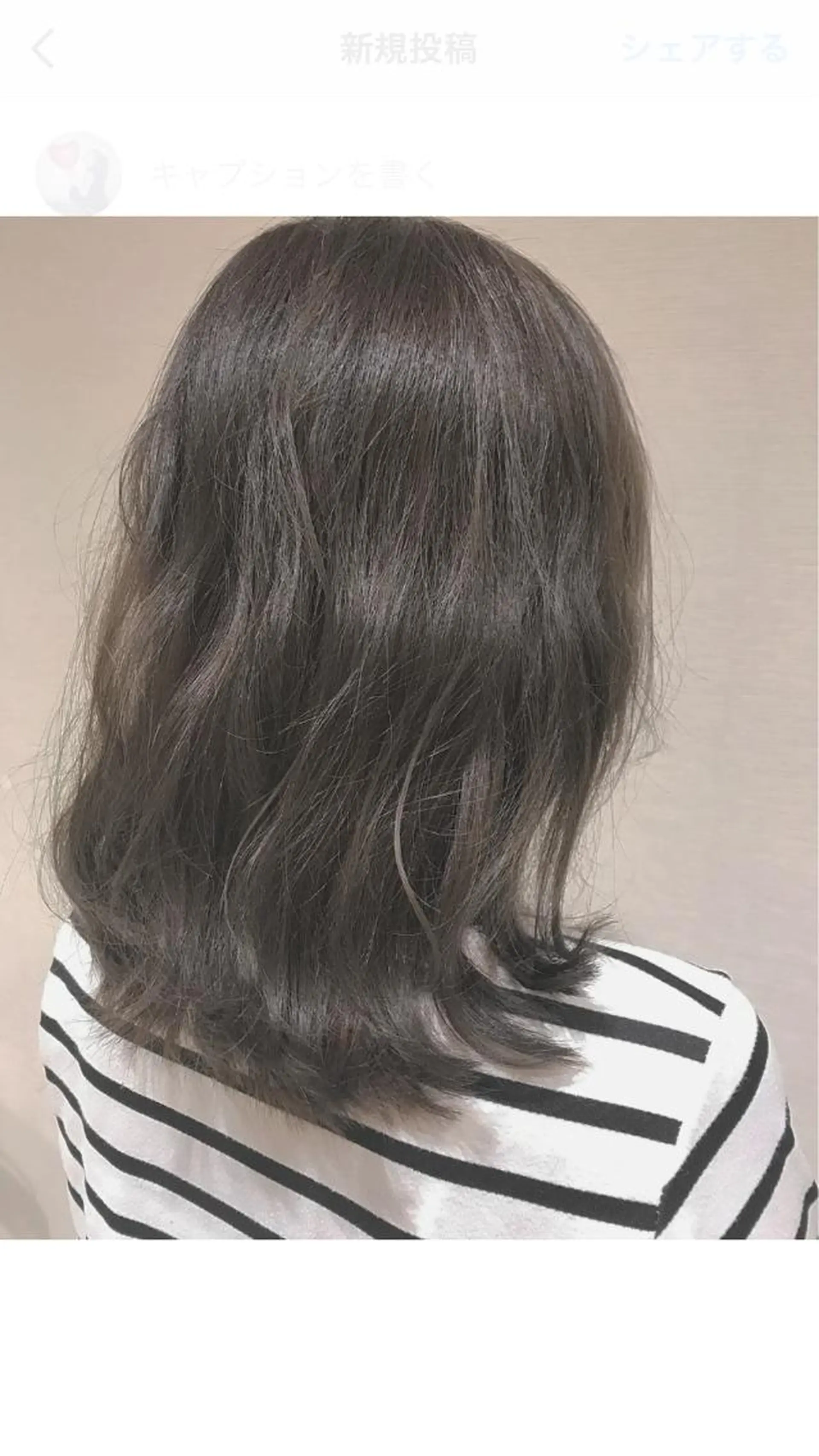 ミディアム カラー 外ハネヘア 韓国ヘア/耳ツボジュ エリー♡ayumuのヘアスタイル