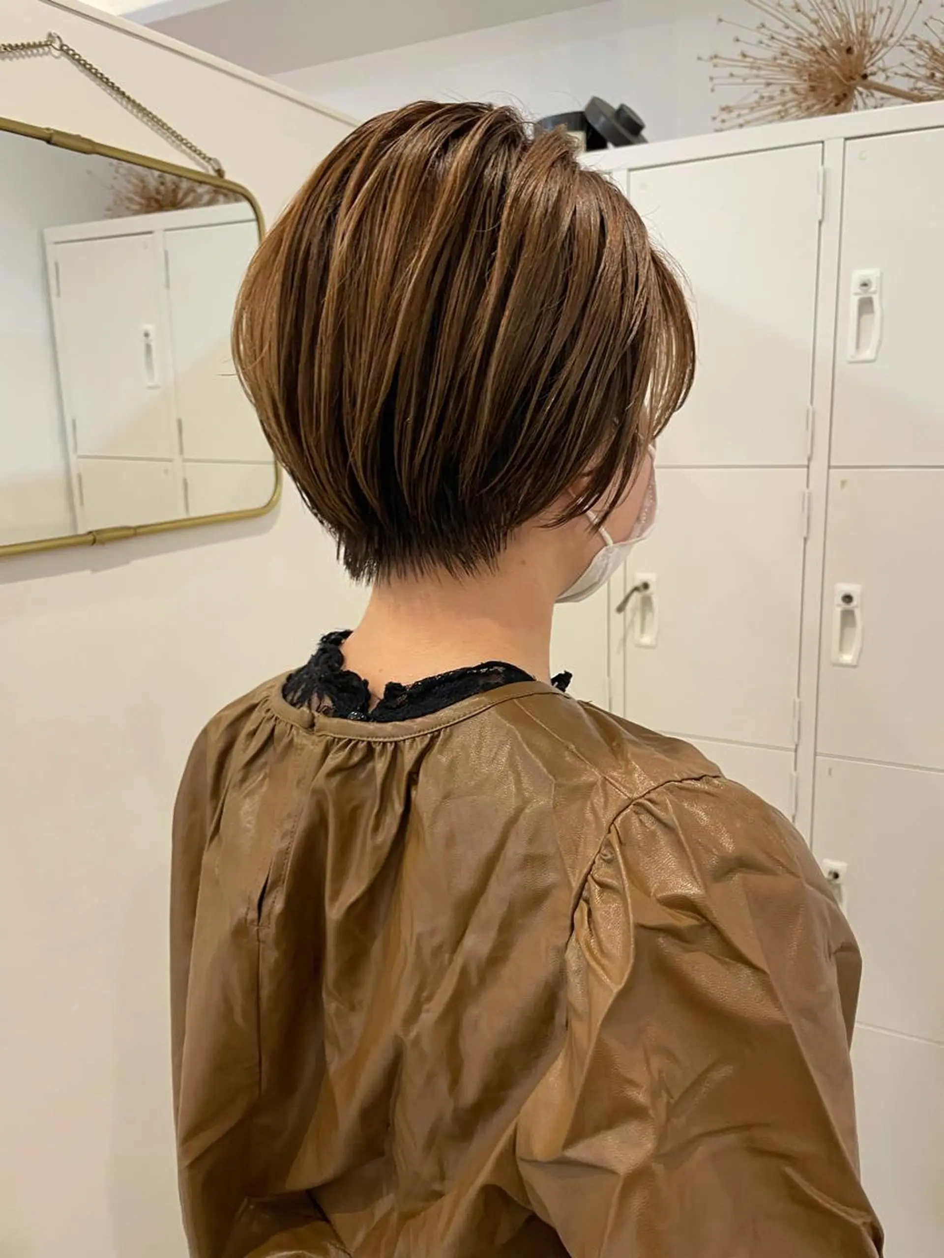 ショート カット ヘアカラー トリートメント 大迫 江梨のヘアスタイル