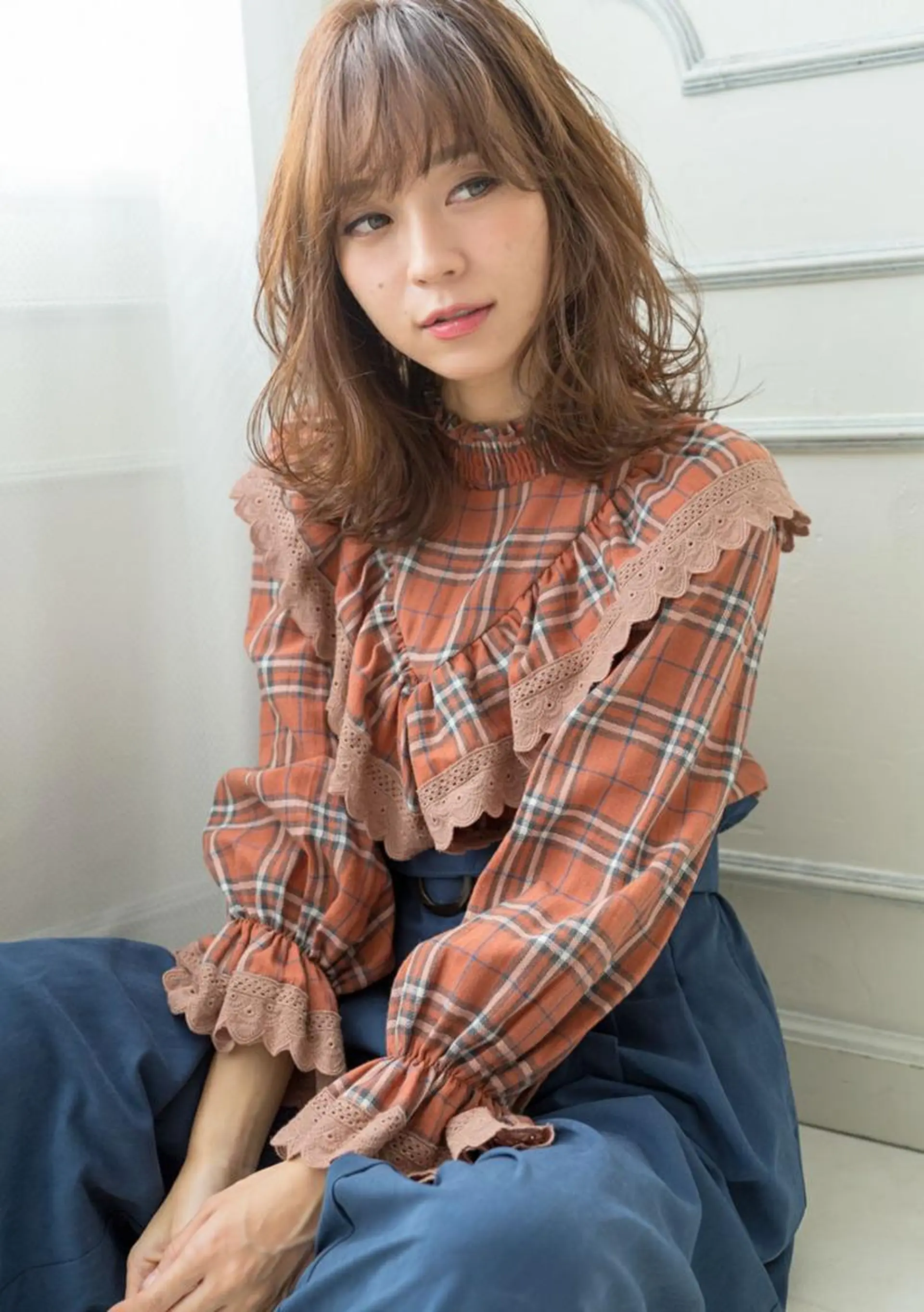 ミディアム 横山  広樹のヘアスタイル