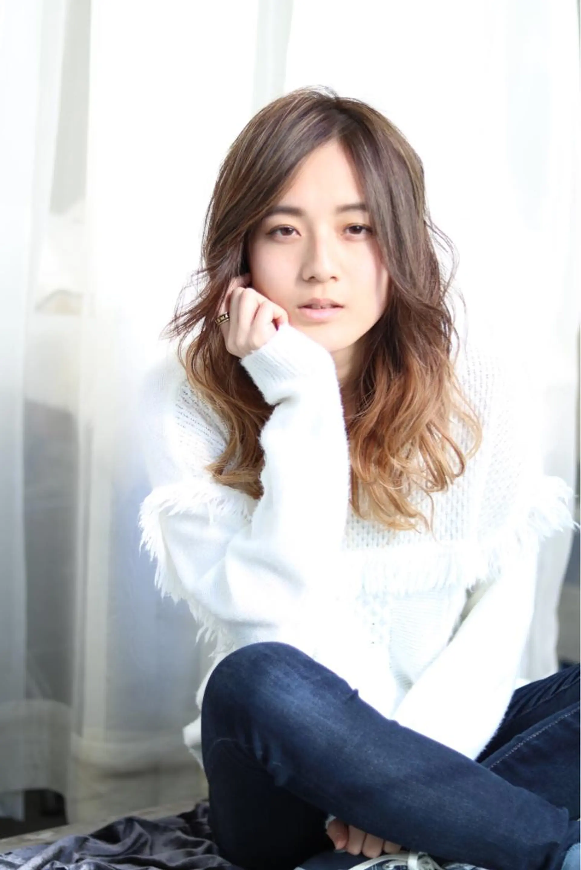 ロング カラー パーマ ヘアアレンジ 髪質改善//縮毛矯正 This表参道のヘアスタイル