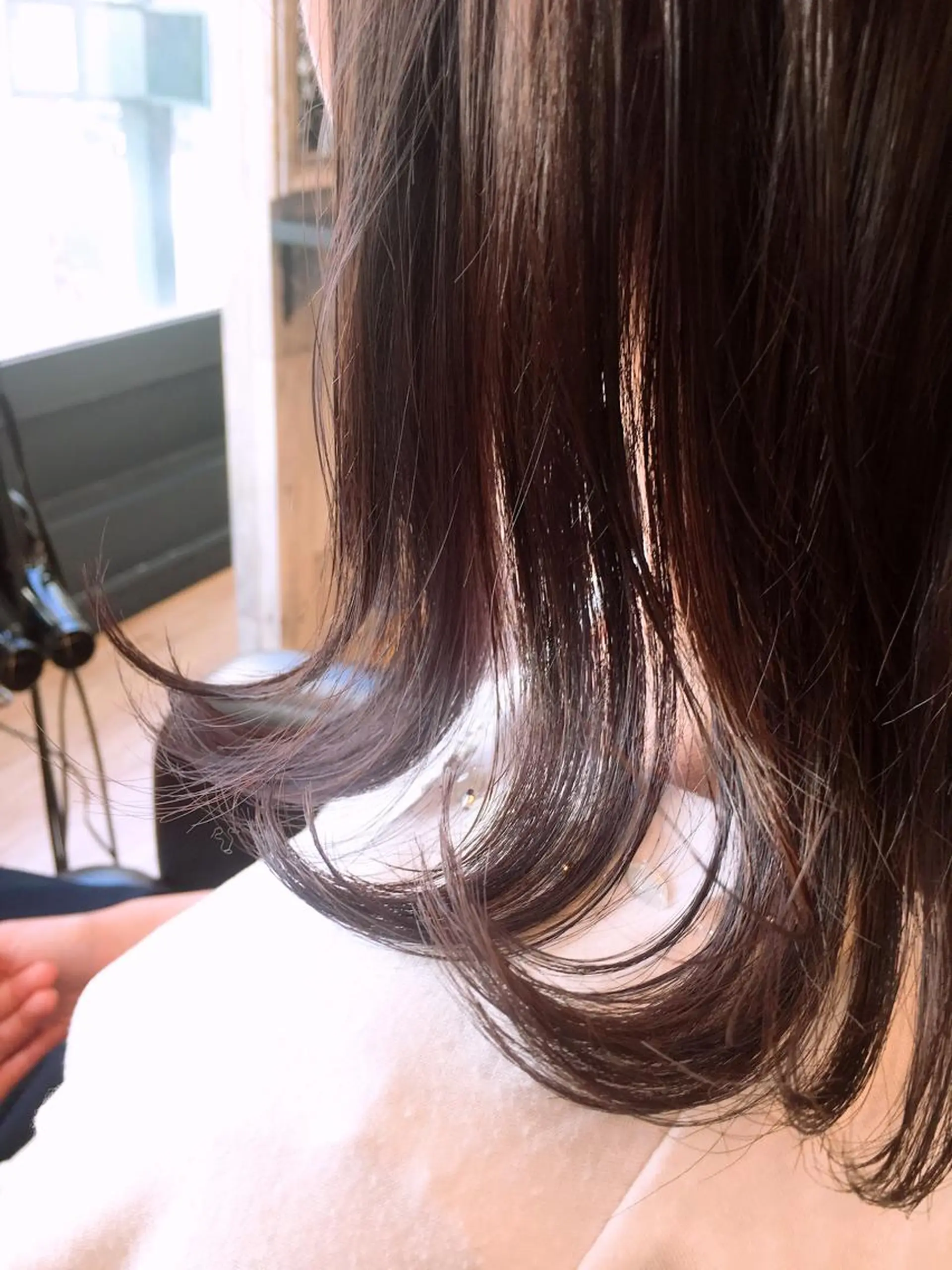 ミディアム カラー ブリーチ インナーカラー ラベンダーカラー Unfrose所属・五月女 和樹のヘアスタイル