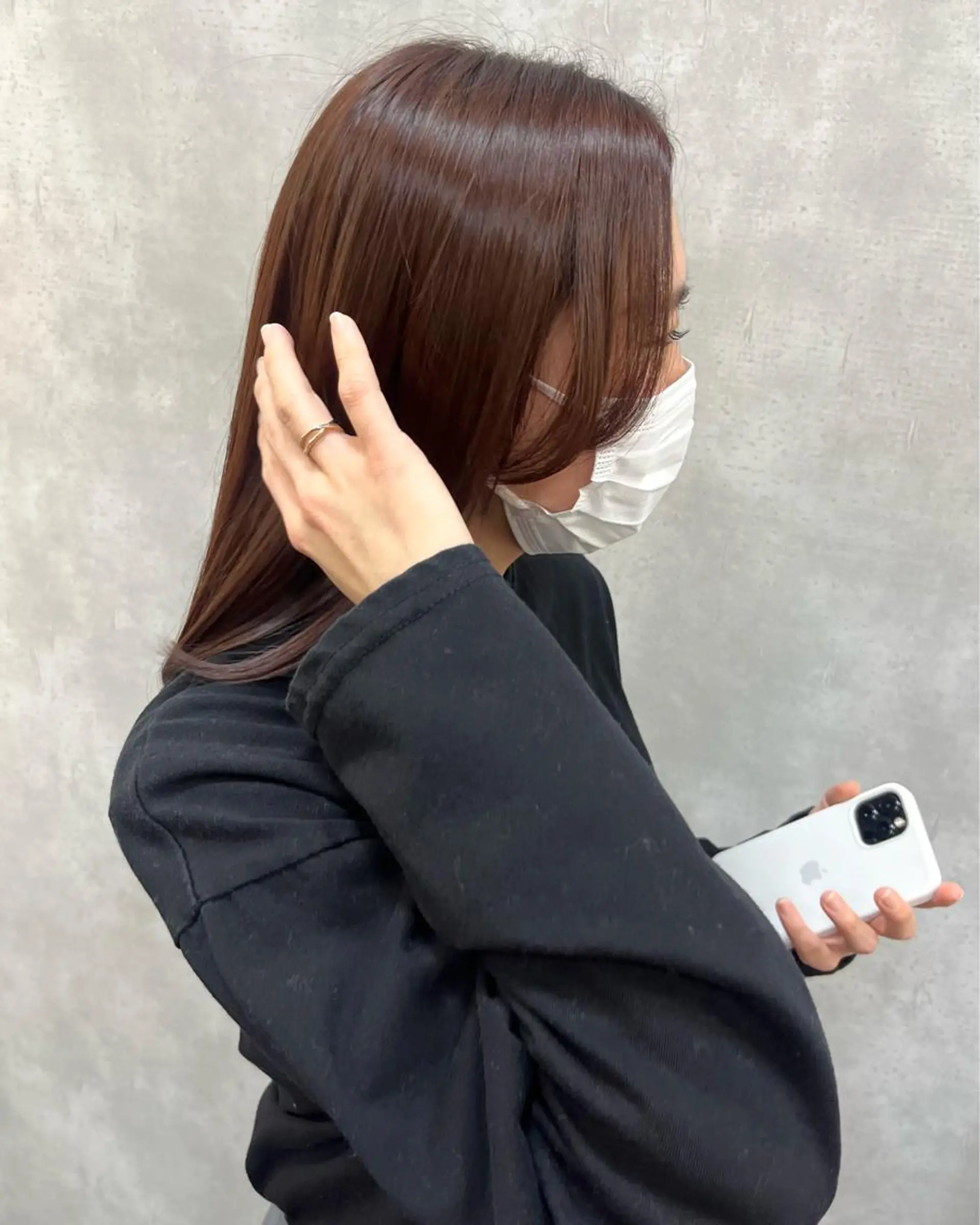 セミロング カラー ヘアカラー 🩵carina🩵 ハイトーンカラー✂️のヘアスタイル