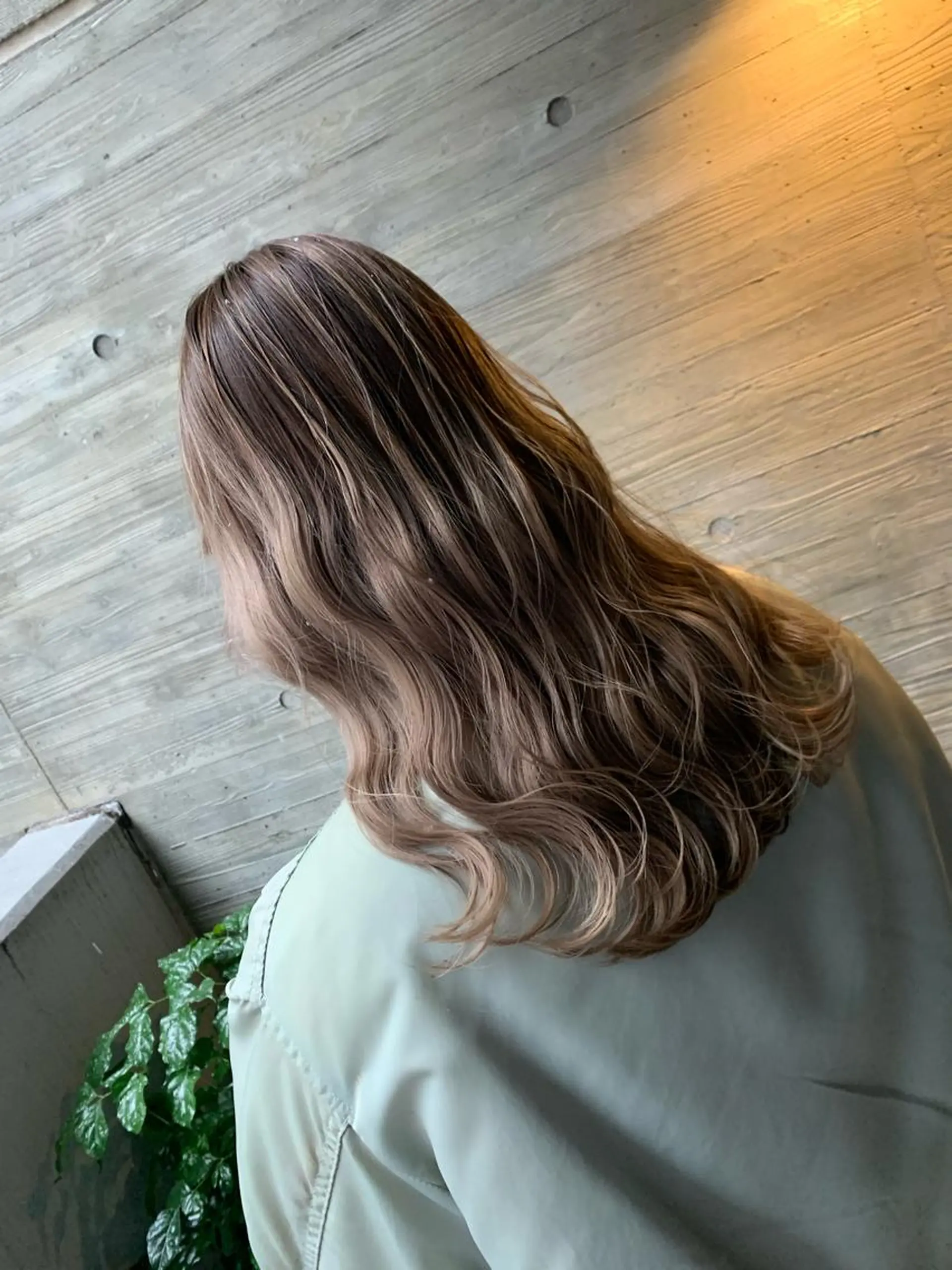ロング 天野 開のヘアスタイル