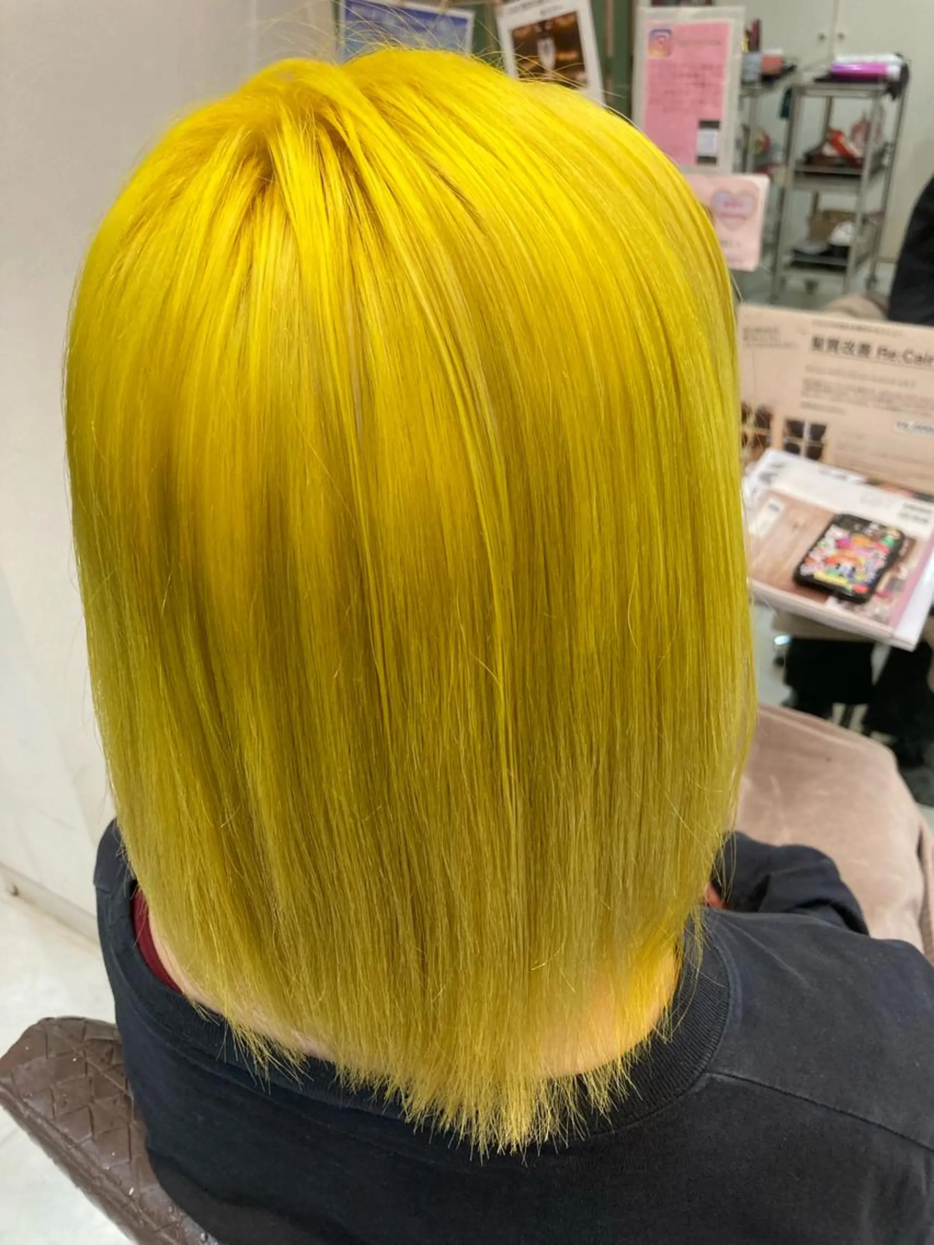 ショート イエローカラー 🌸美髪の魔法＊ リラジュネス🌸のヘアスタイル