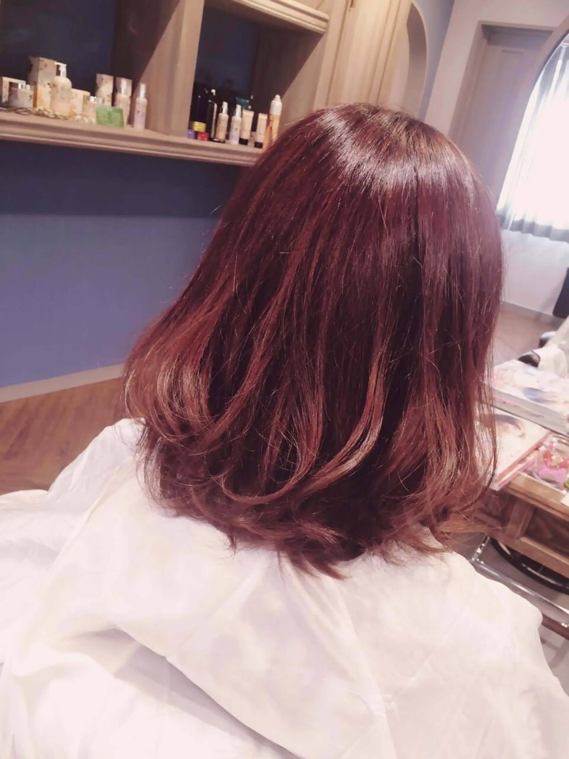 ショート ミディアム カラー ヘアアレンジ 韓国♡ワンホン系 ♡YURIのヘアスタイル