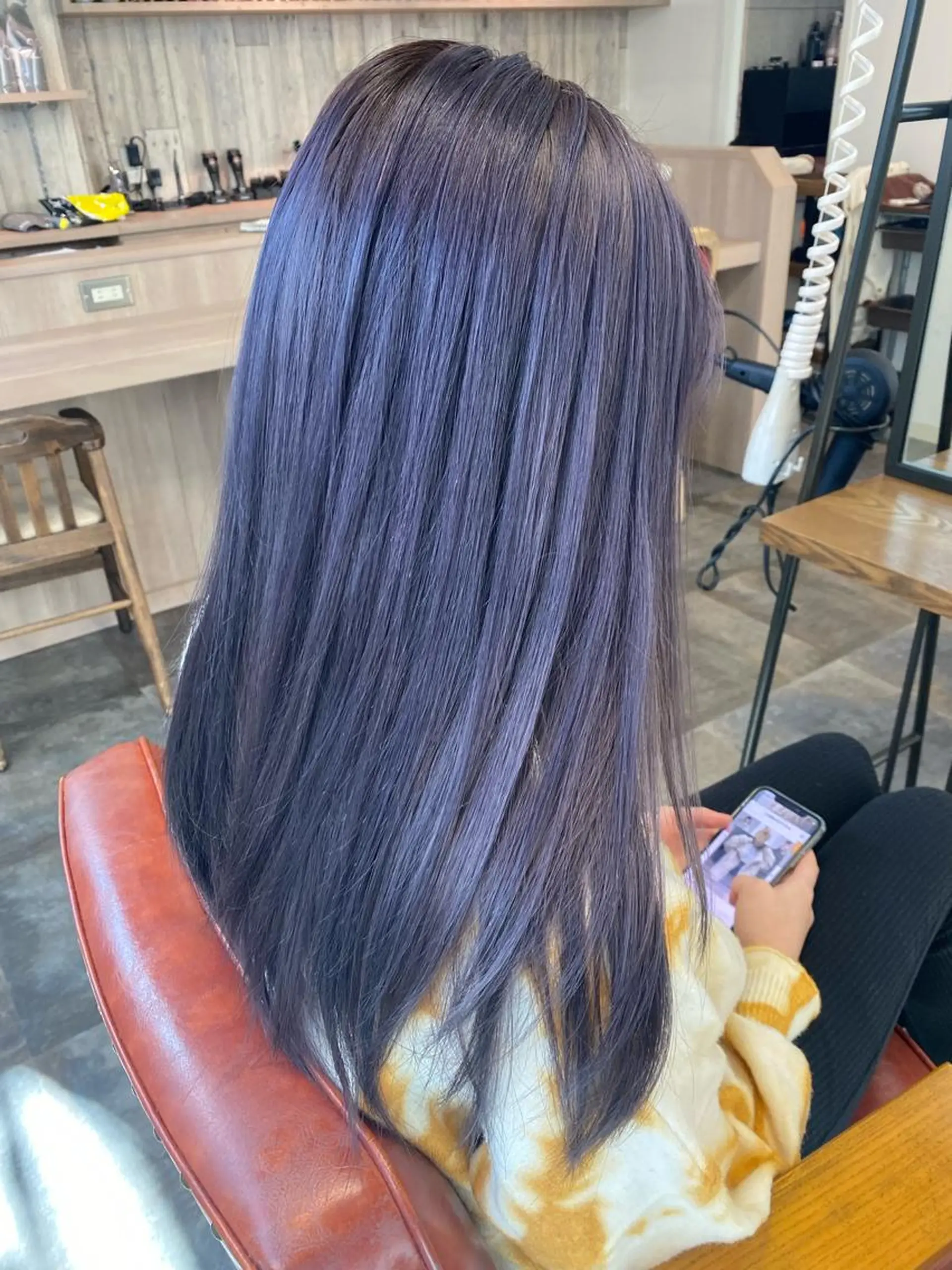 セミロング ハイトーンボブ Mizuki.のヘアスタイル