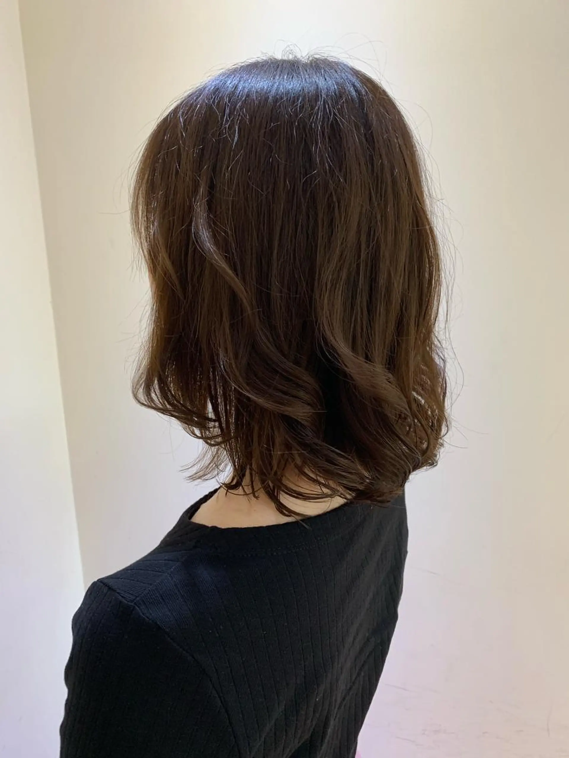 ミディアム カラー ボブレイヤー ボブ レイヤーカット ACE所属・高橋 侑李のヘアスタイル
