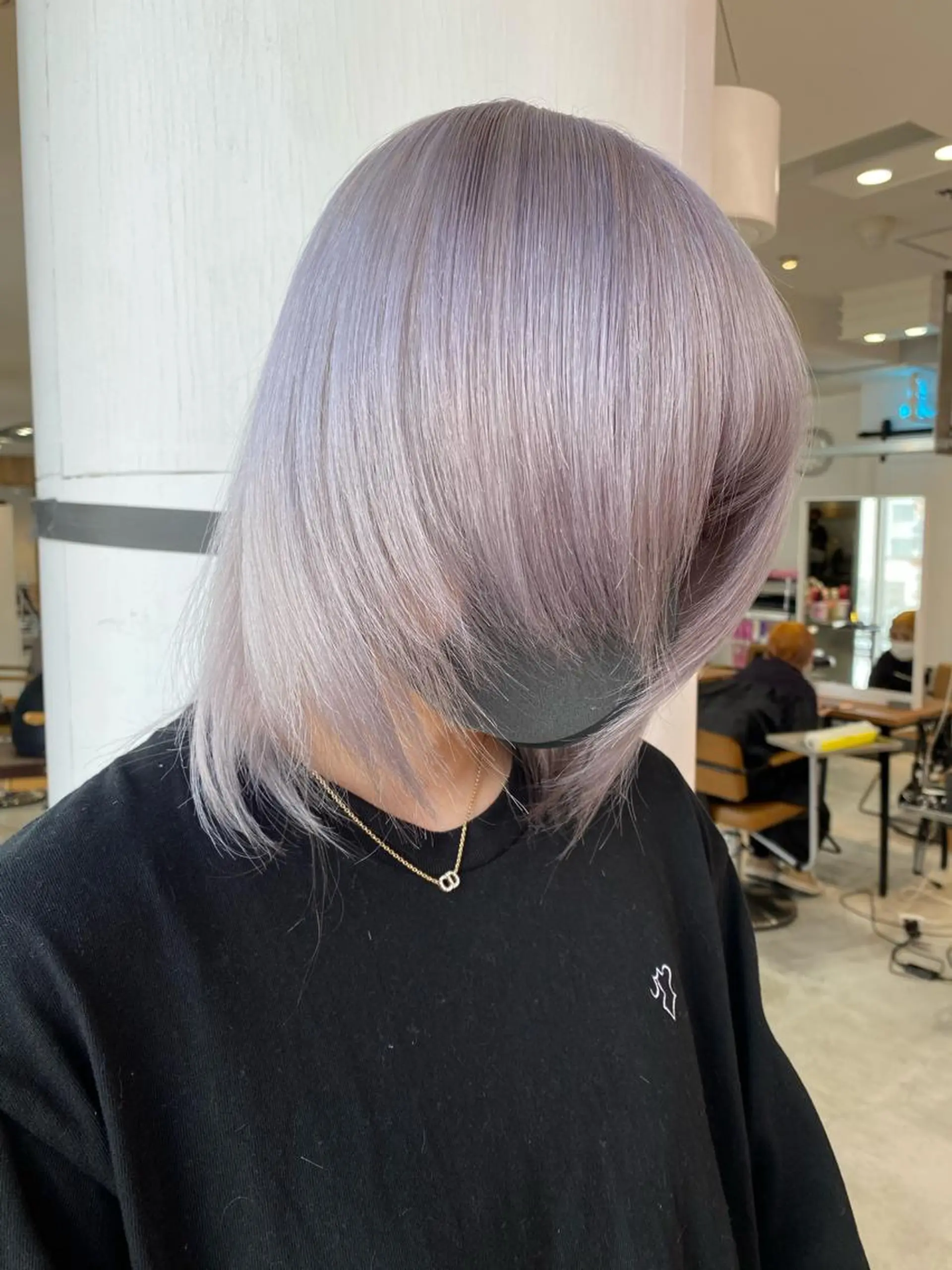 ミディアム カラー バレイヤージュ ブリーチ ケアブリーチ ダブルカラー ハイライトカラー welring hair salon所属・welring hair salonのヘアスタイル