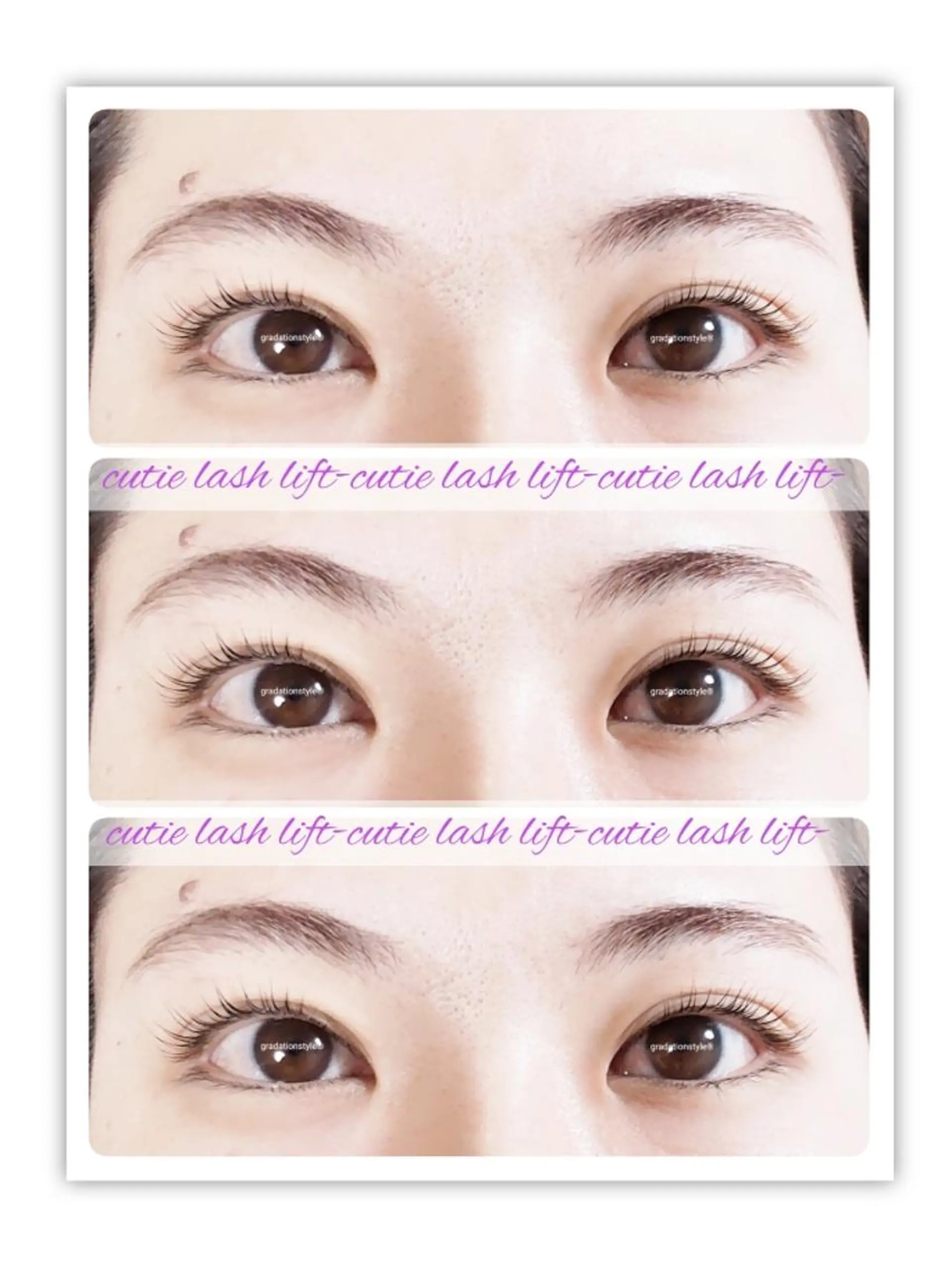 マツエク・マツパ 一重×まつ毛パーマ 🎼グラデーション スタイル札幌♫*⁠✧のマツエク・マツパデザイン