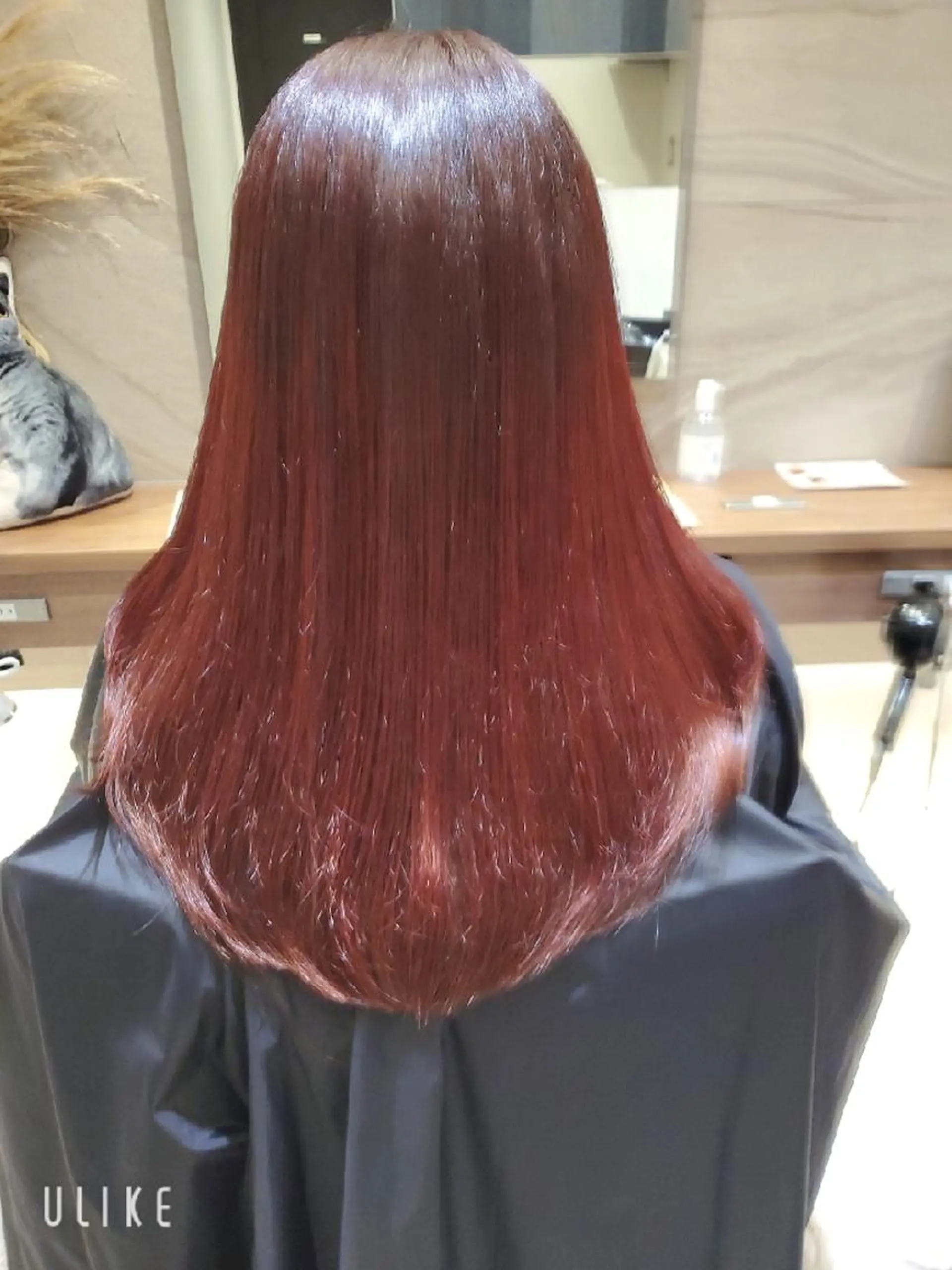 ロング カラー レッドカラー 💎カラー特化💎 長嶺文江💎のヘアスタイル