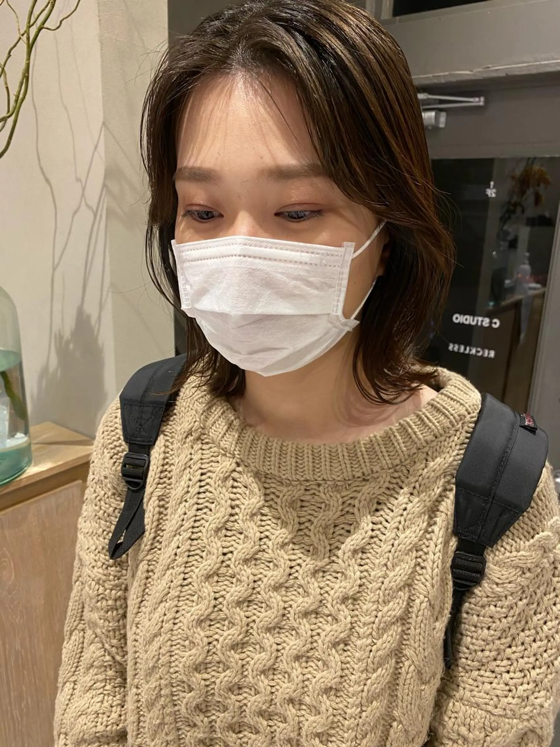 ショート cie所属・ボブ/ミニボブ 透明感カラーkadoのヘアスタイル