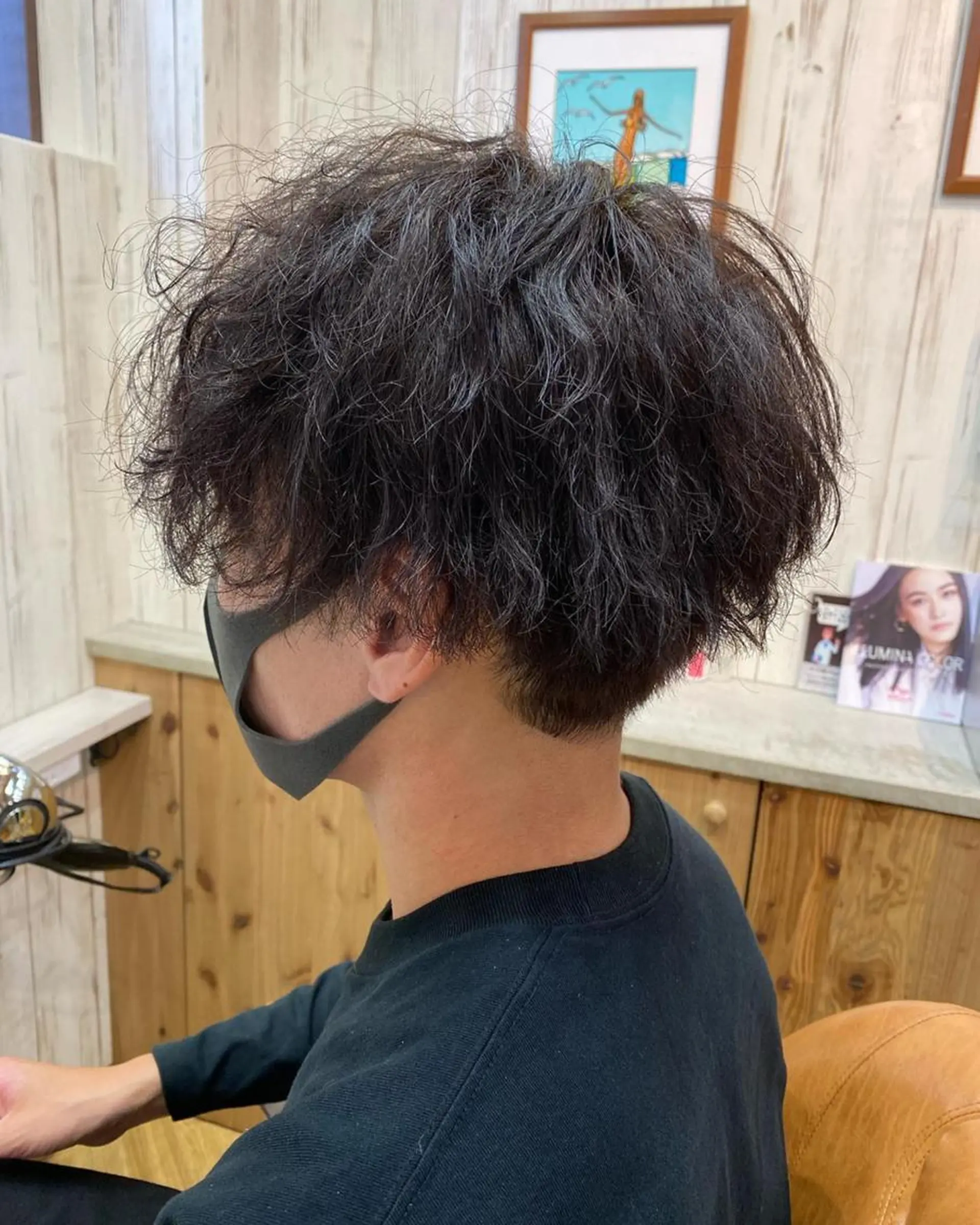 カラー パーマ ヘアアレンジ メンズ キッズ ネイル マツエク・マツパ センターパート マッシュ メンズパーマ メンズショート メンズベリーショート Saffyハリウッド トリートメント◎のヘアスタイル