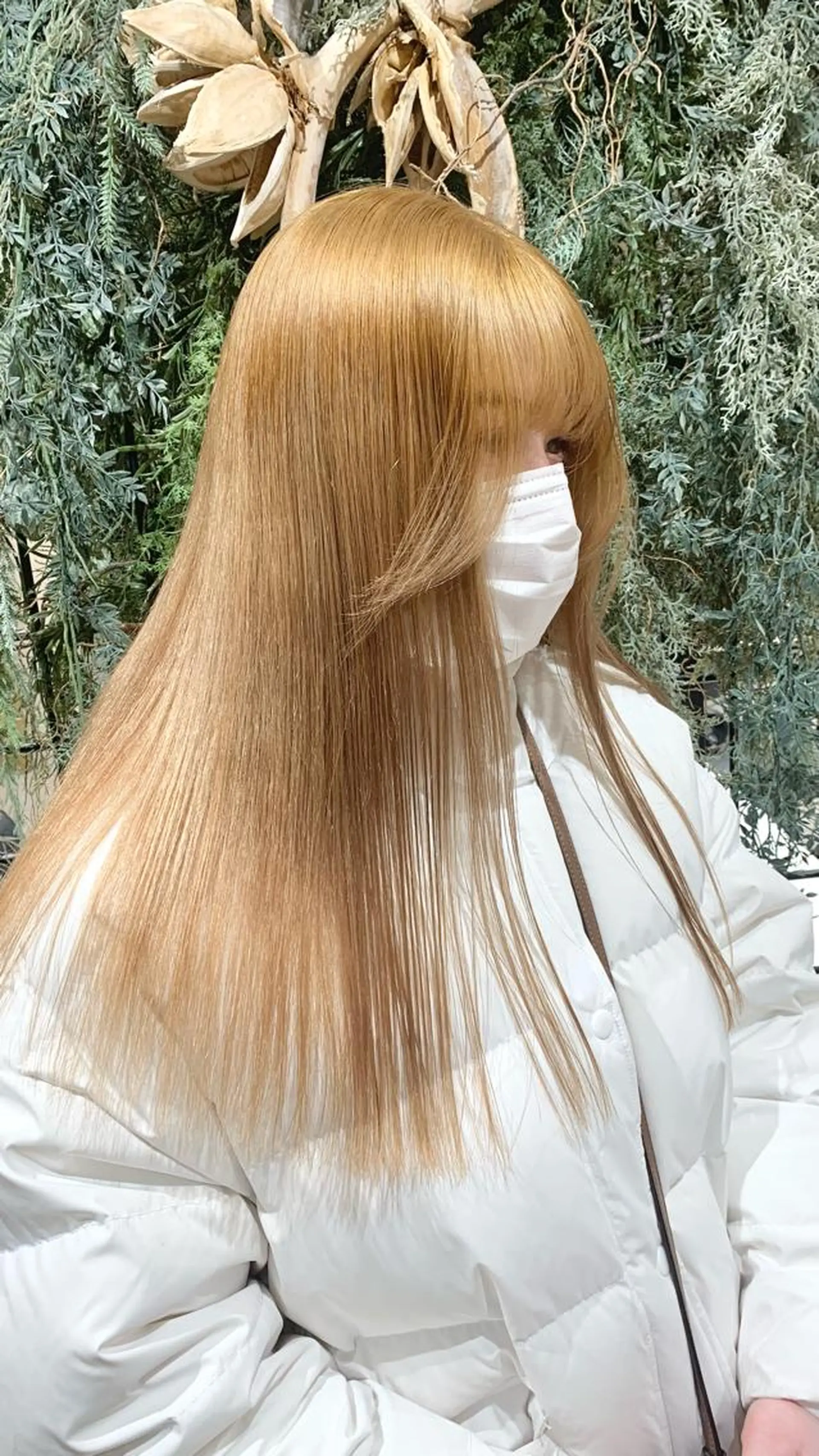 カラー ブロンド ヘアカラー 【髪質改善】 優菜のヘアスタイル