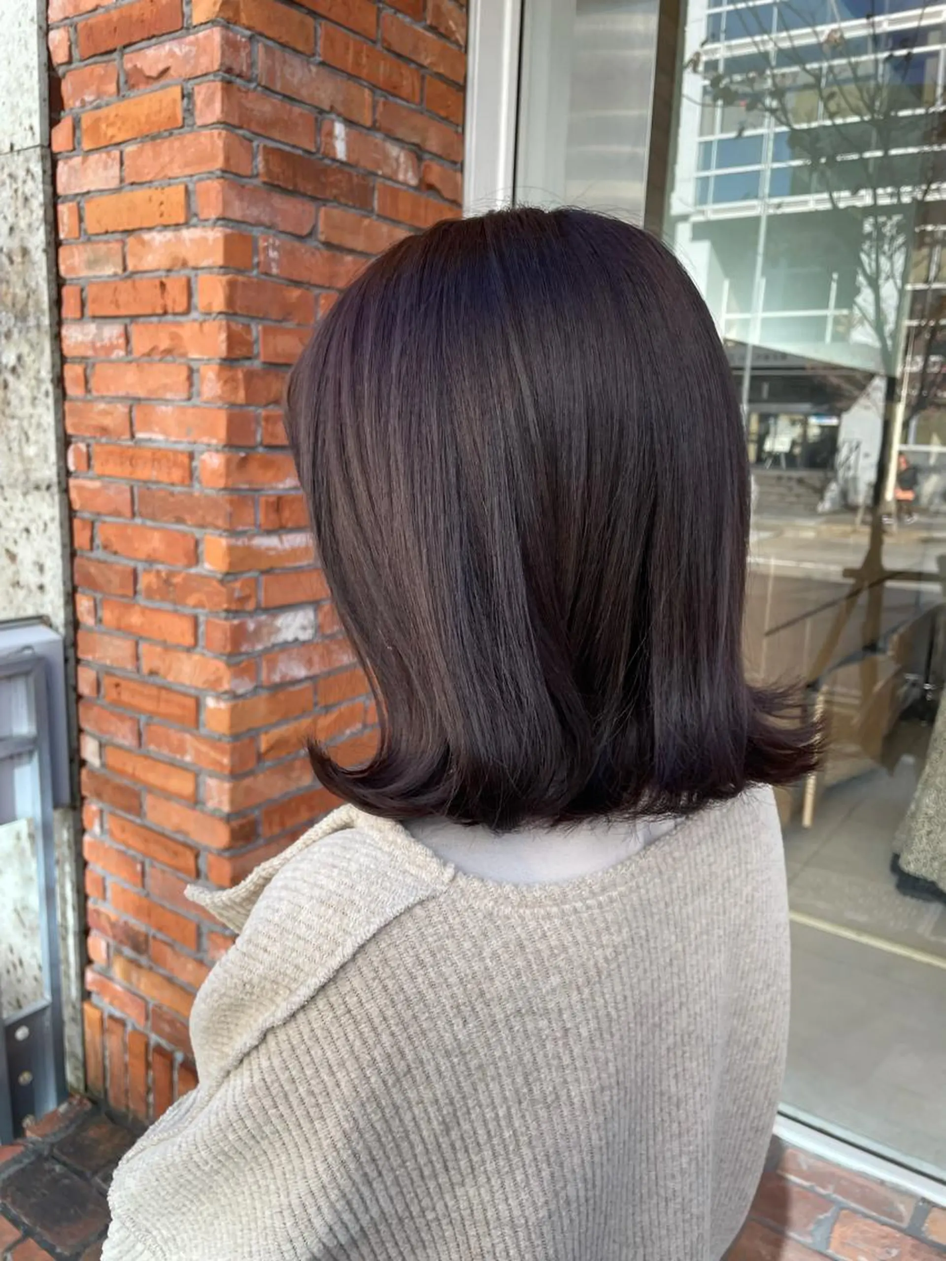 ミディアム カット ヘアカラー 最新韓国本場ヘア 🇰🇷榎本明日香のヘアスタイル