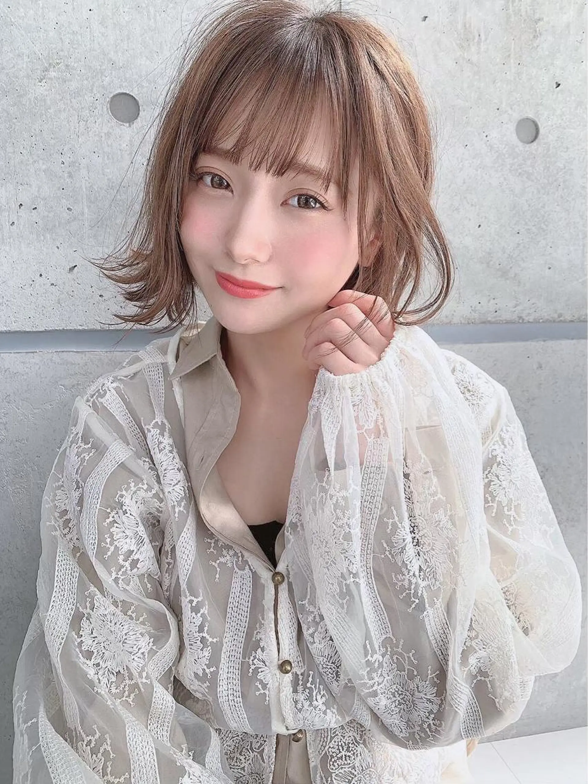 ロング カラー ヘアカラー トリートメント ヘッドスパ ヘアセット ケアブリーチ 韓国レイヤーKYONのヘアスタイル