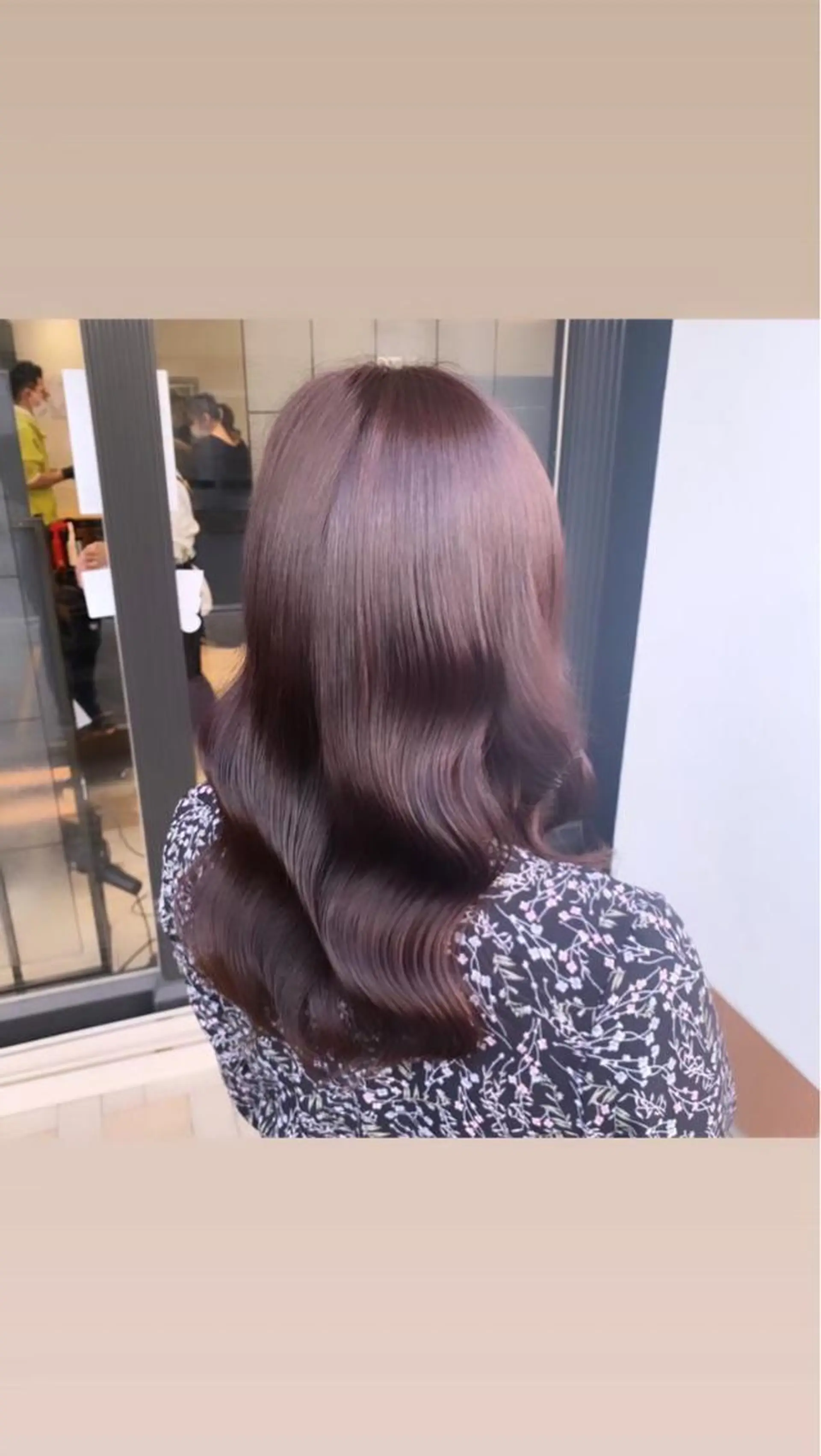 セミロング カラー ヘアアレンジ ラベンダーカラー 髪質改善 髪質改善 ツヤ髪カラー✴︎髙井のヘアスタイル