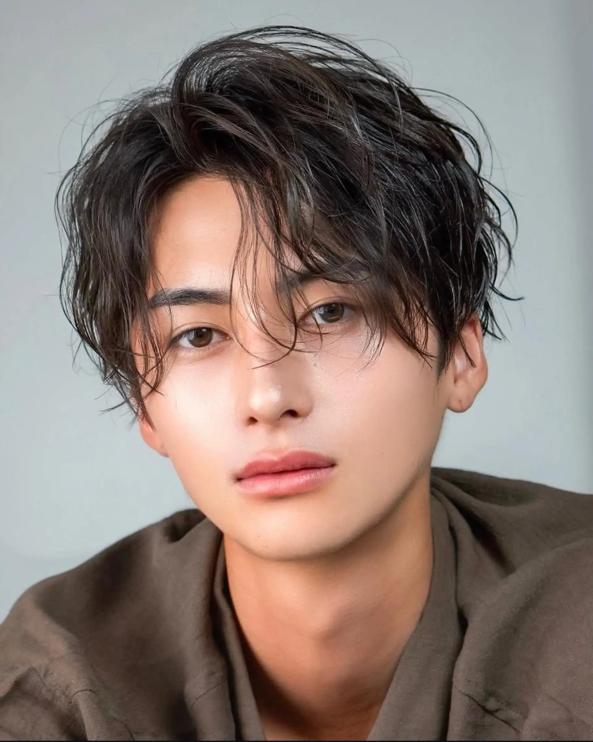 メンズ パーマ 井上 希維のヘアスタイル