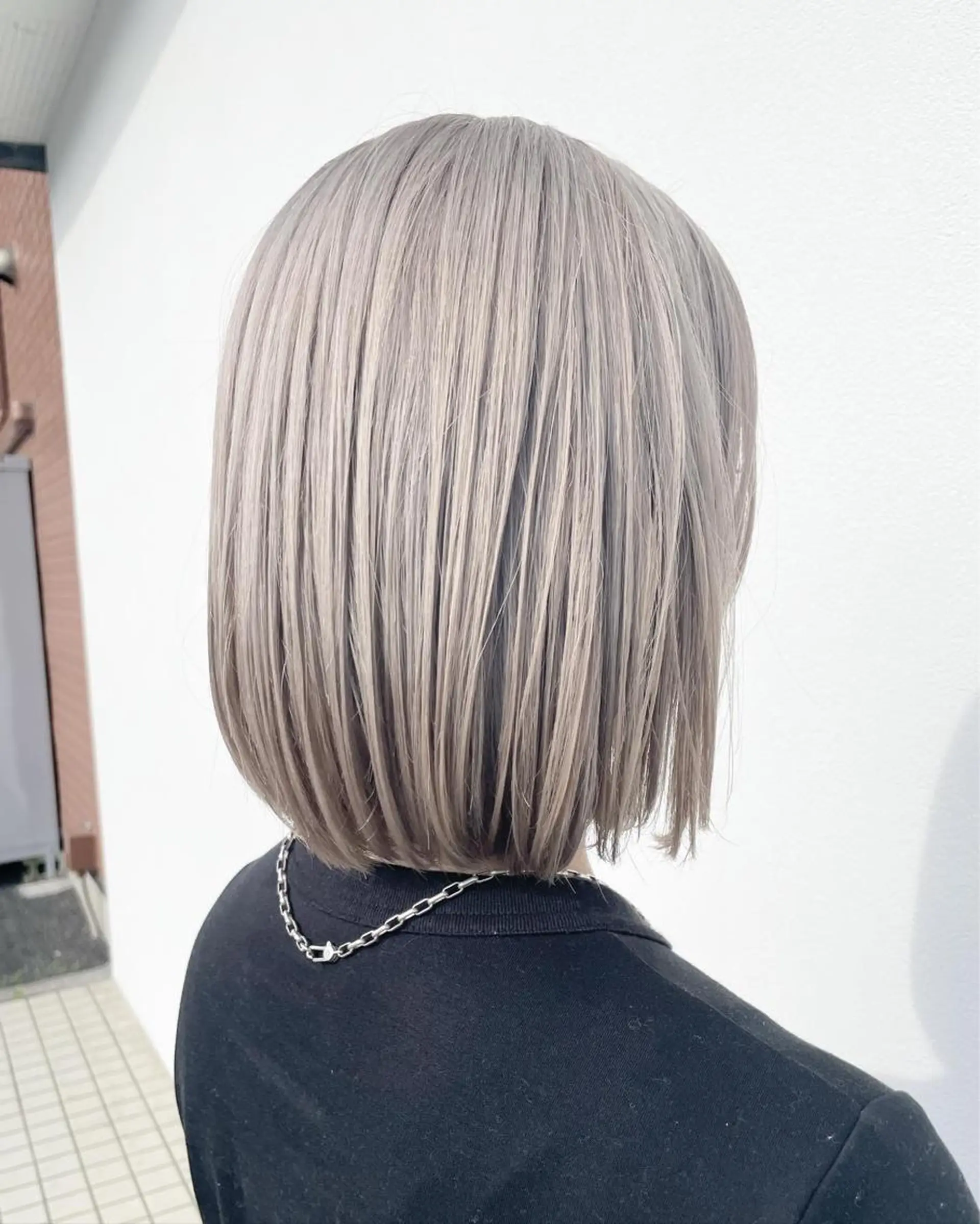 ミディアム カット ヘアカラー バレイヤージュカラー 特化美容師✨星皓太のヘアスタイル