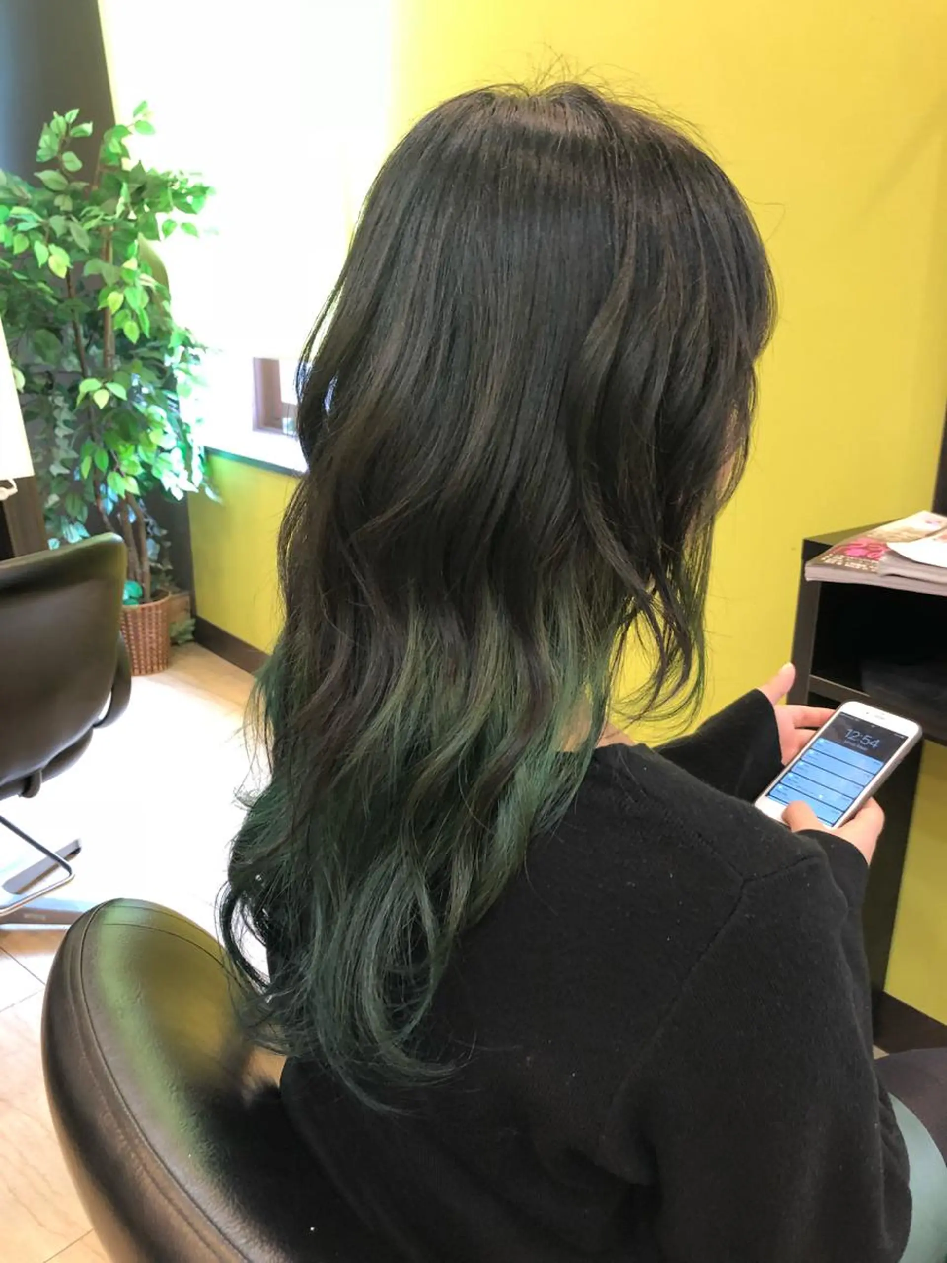 ミディアム カラー グラデーションカラー wa daのヘアスタイル
