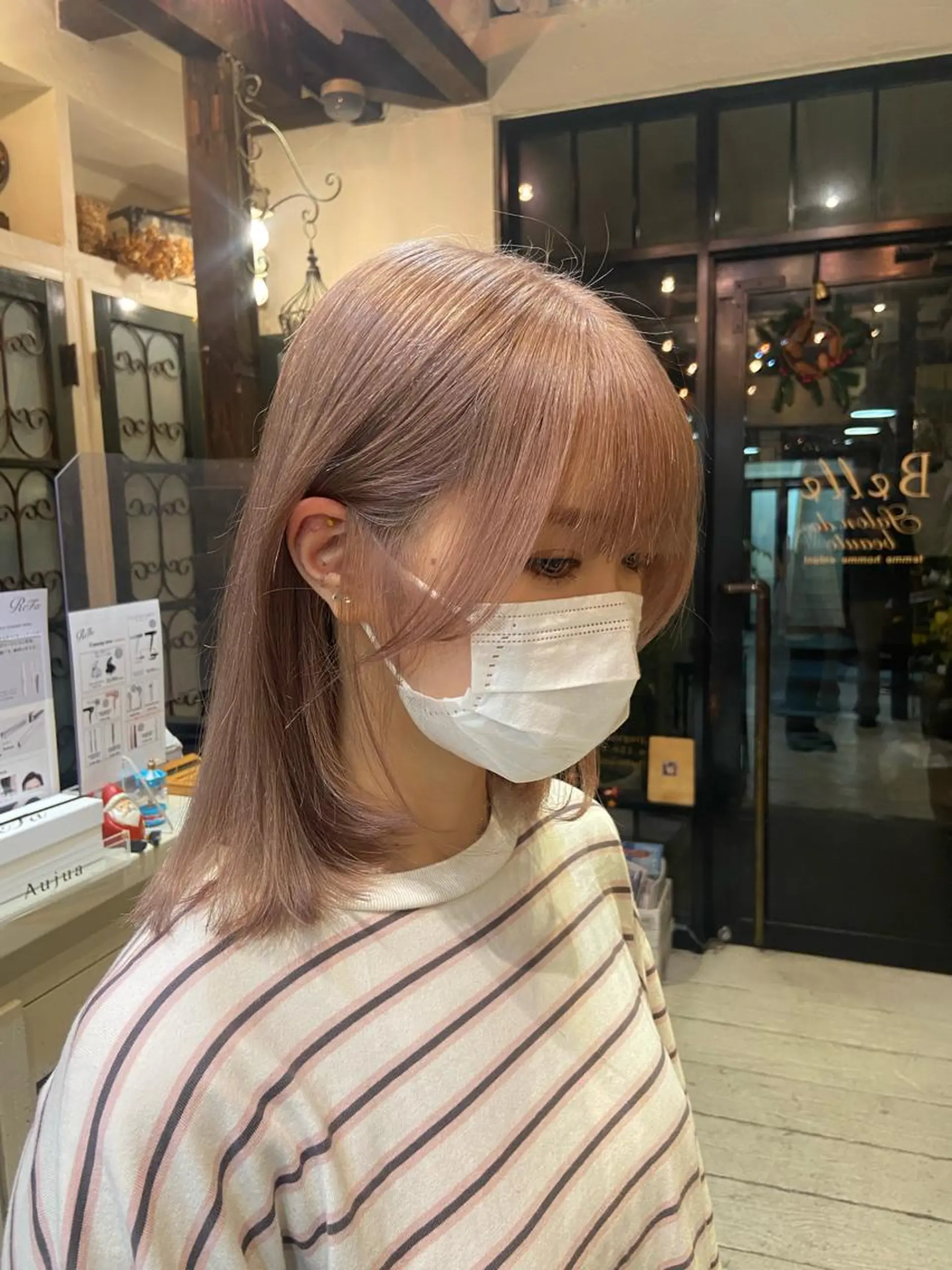 カラー ヘアカラー トリートメント ダメージレス美容師 🌱水島侑理のヘアスタイル