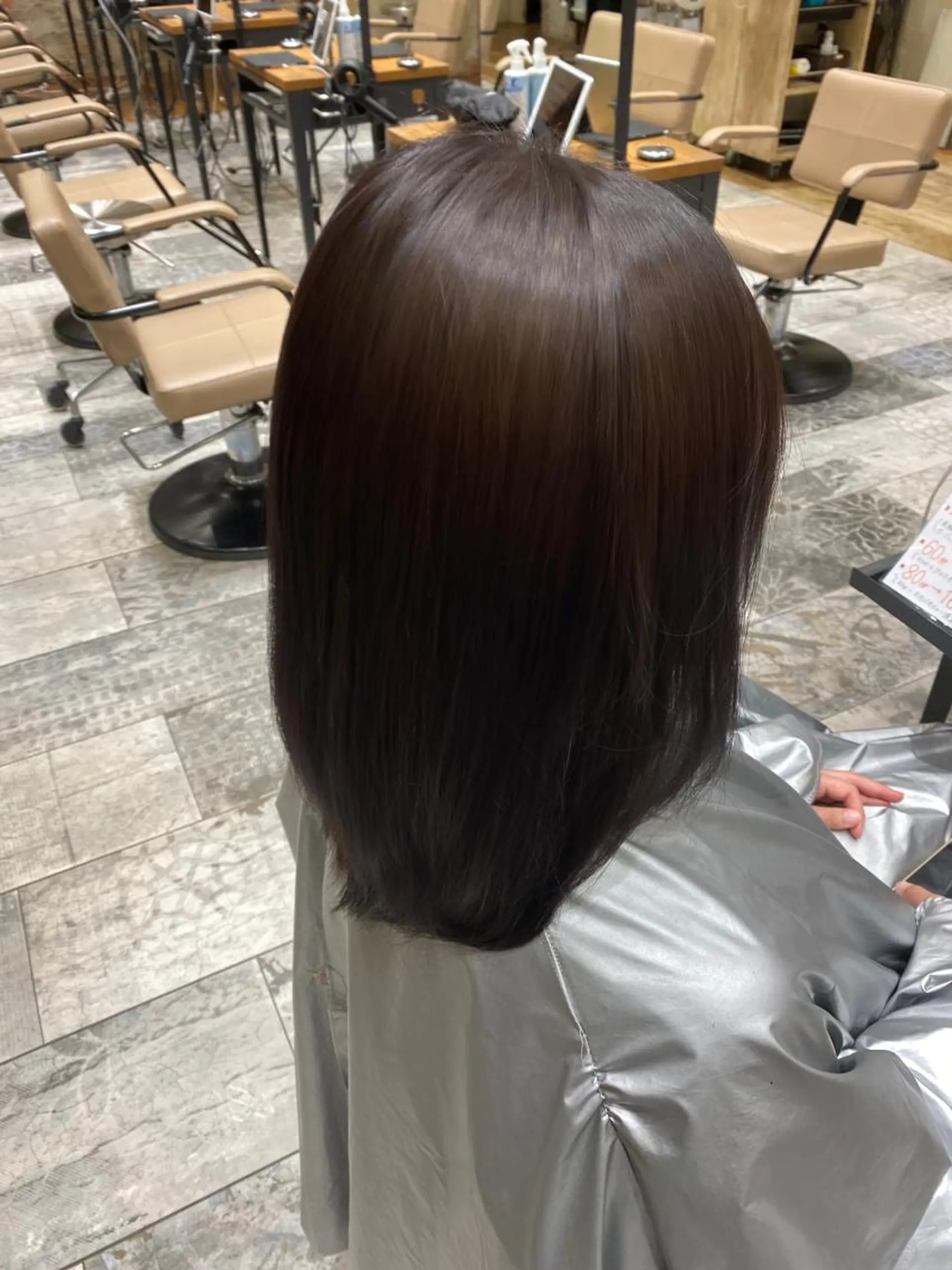 カラー 新宿/レイヤー 顔周りカット溝手優太のヘアスタイル
