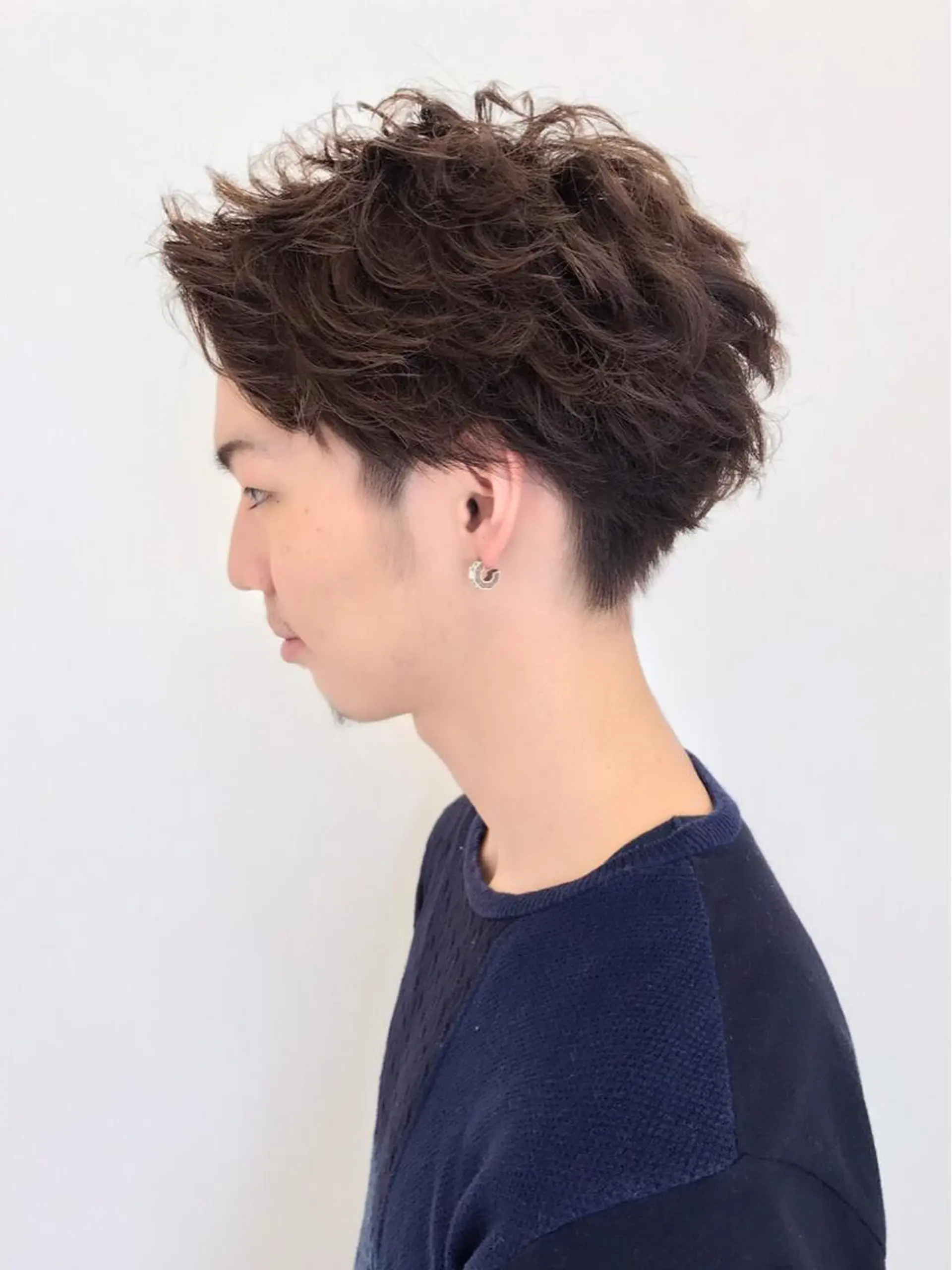 メンズ 透明感カラー 金村真子のヘアスタイル