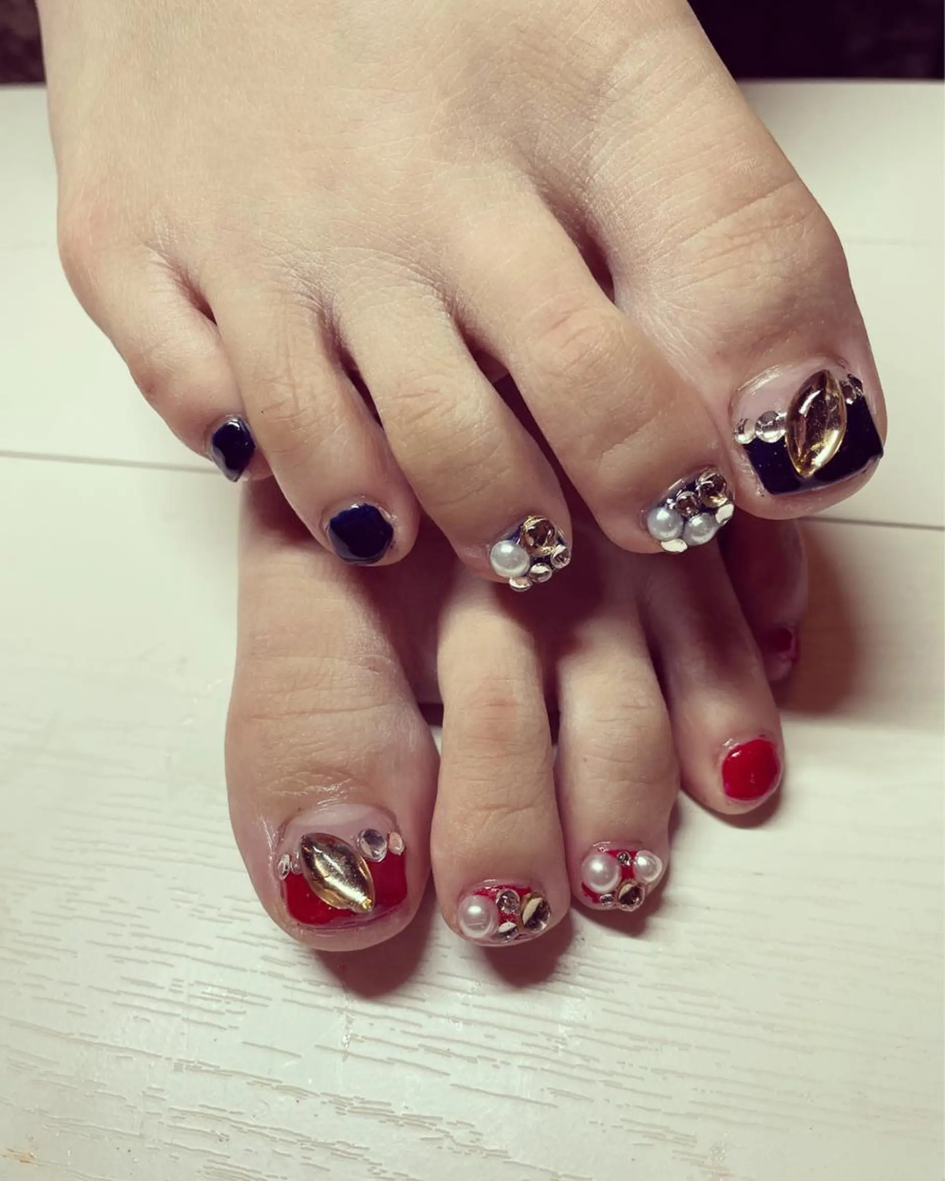 ネイル フットネイル CRAZY NAILのネイルデザイン