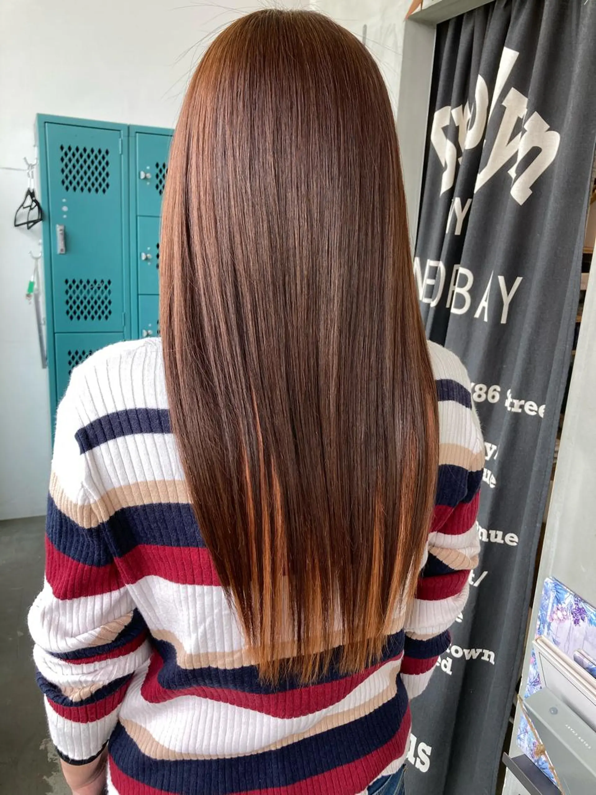 ロング カット ヘアカラー トリートメント 平野 朋未のヘアスタイル