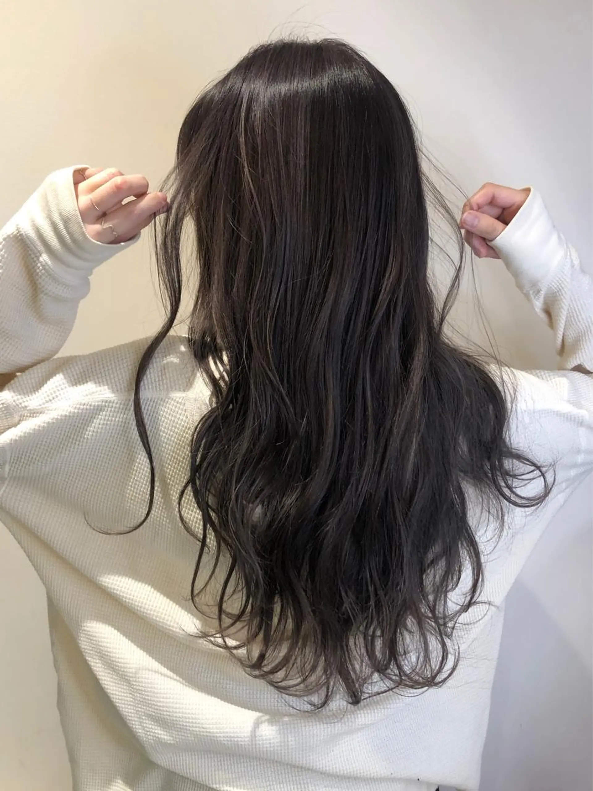 ロング カラー ハイライトカラー ハイライト 韓国ヘア♡おくれ毛♡ ボブ♡sayakaのヘアスタイル