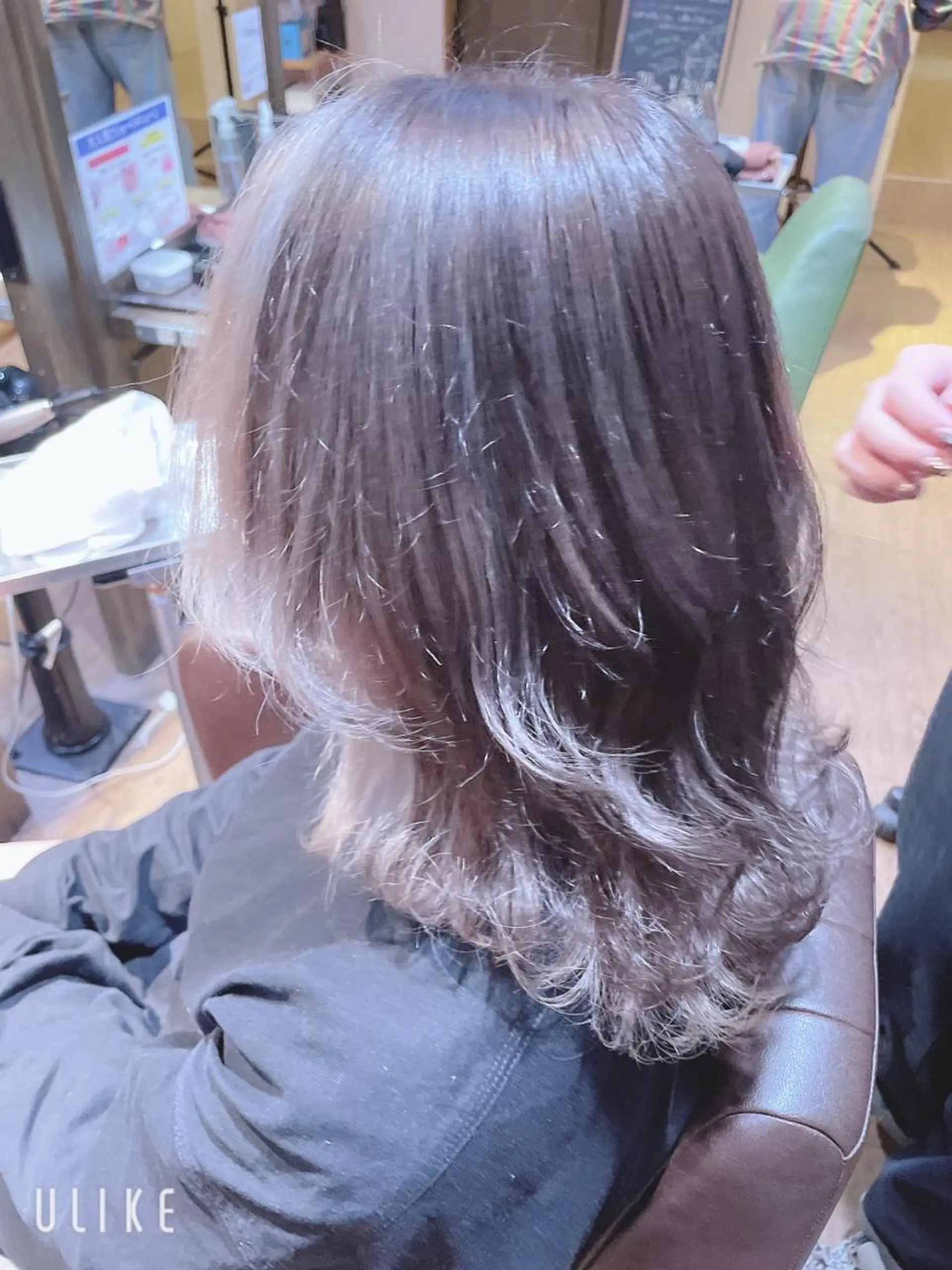 ロング カラー ミストバング  フェイスフレーミング カット ヘアカラー ❣️モードケイズ塚口 和田一将のヘアスタイル