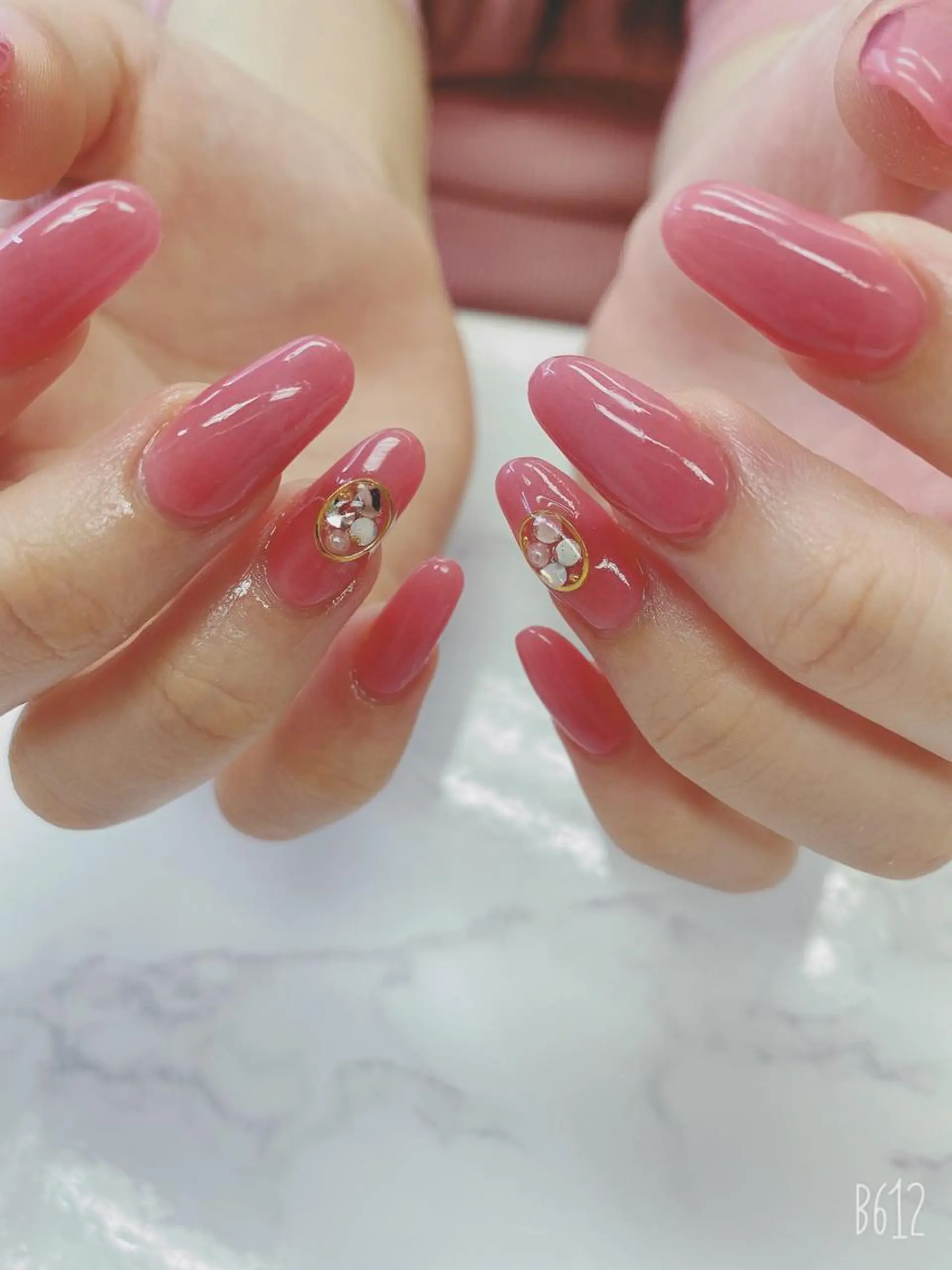ミディアム ハンドネイル JNA認定講師🌸 RIEのネイルデザイン