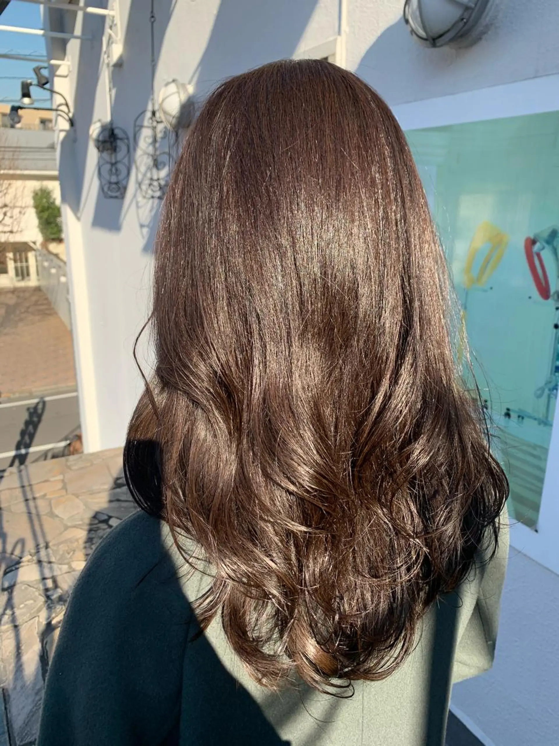 ロング カラー 平 ちひろのヘアスタイル