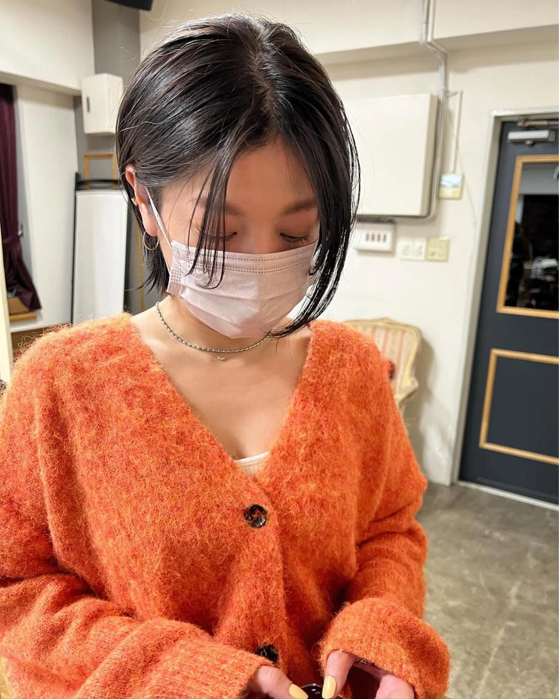 ショート カラー 透明感カラー ボブ カット ヘアカラー トリートメント takada kohのヘアスタイル