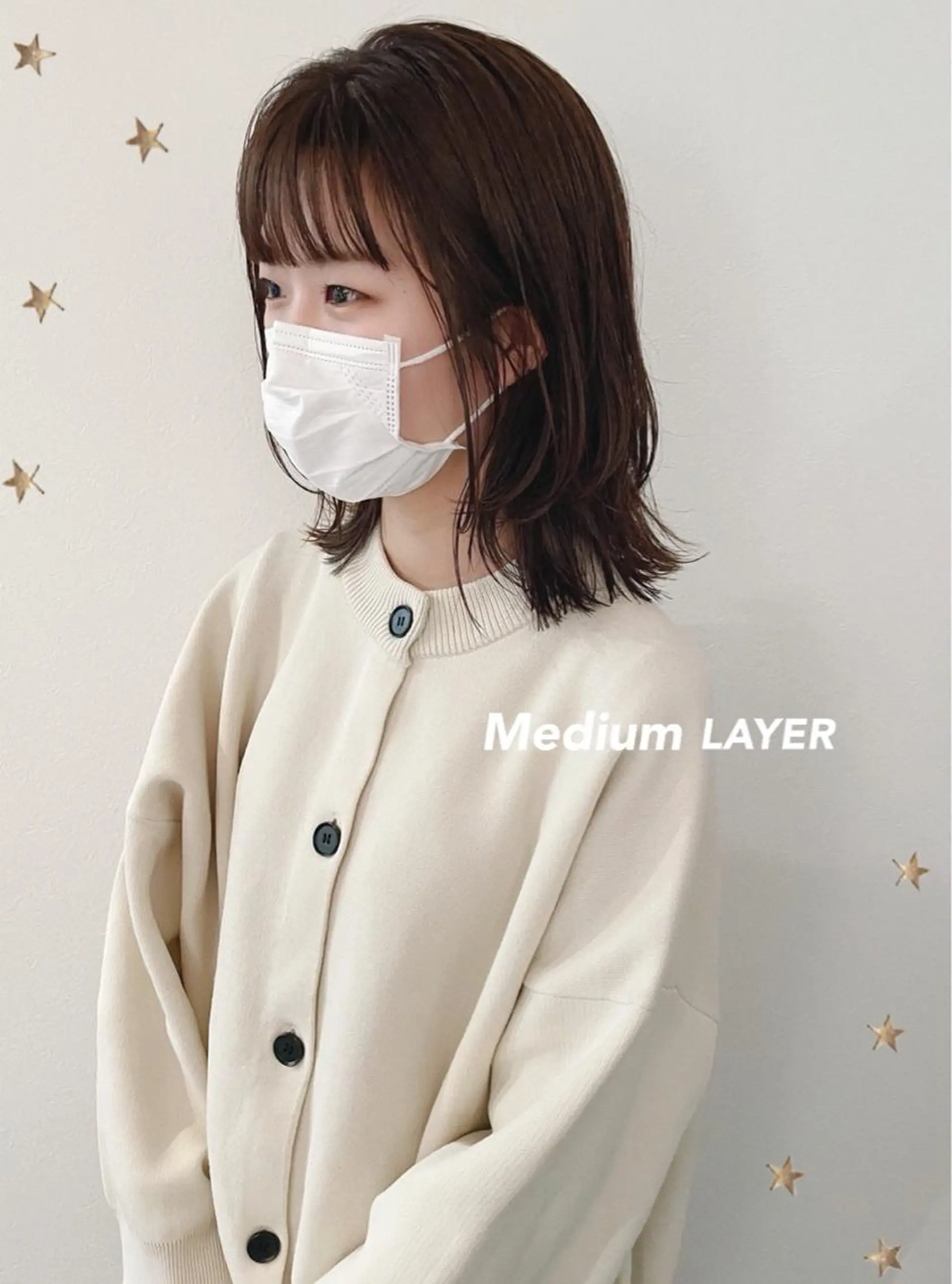 ミディアム カラー カット ヘアカラー salon AKIRA所属・市川 千夏のヘアスタイル