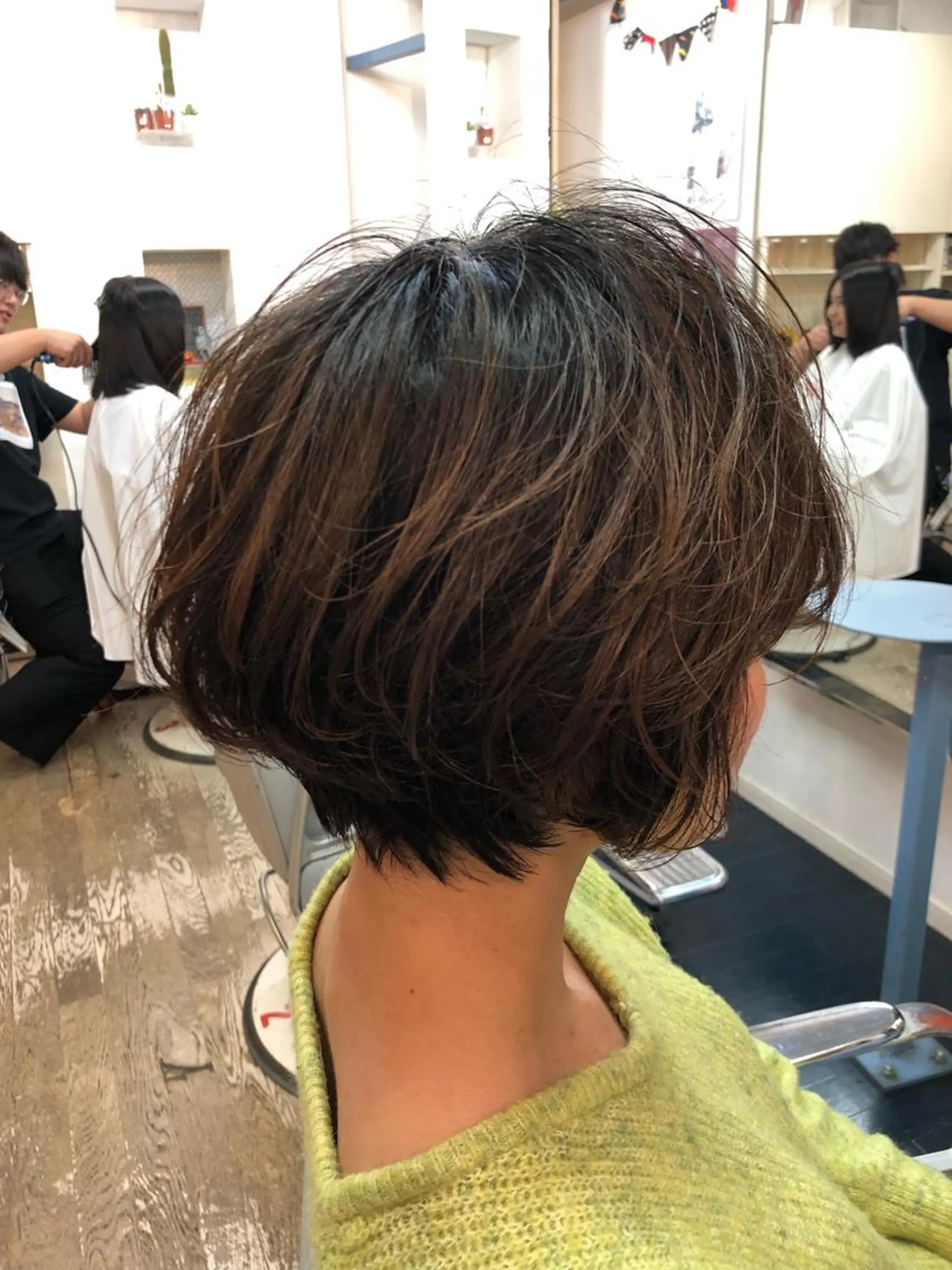 ショート カラー ボブ ショートヘア カット ヘアカラー ROBOT   PLUS所属・大野 悠平のヘアスタイル