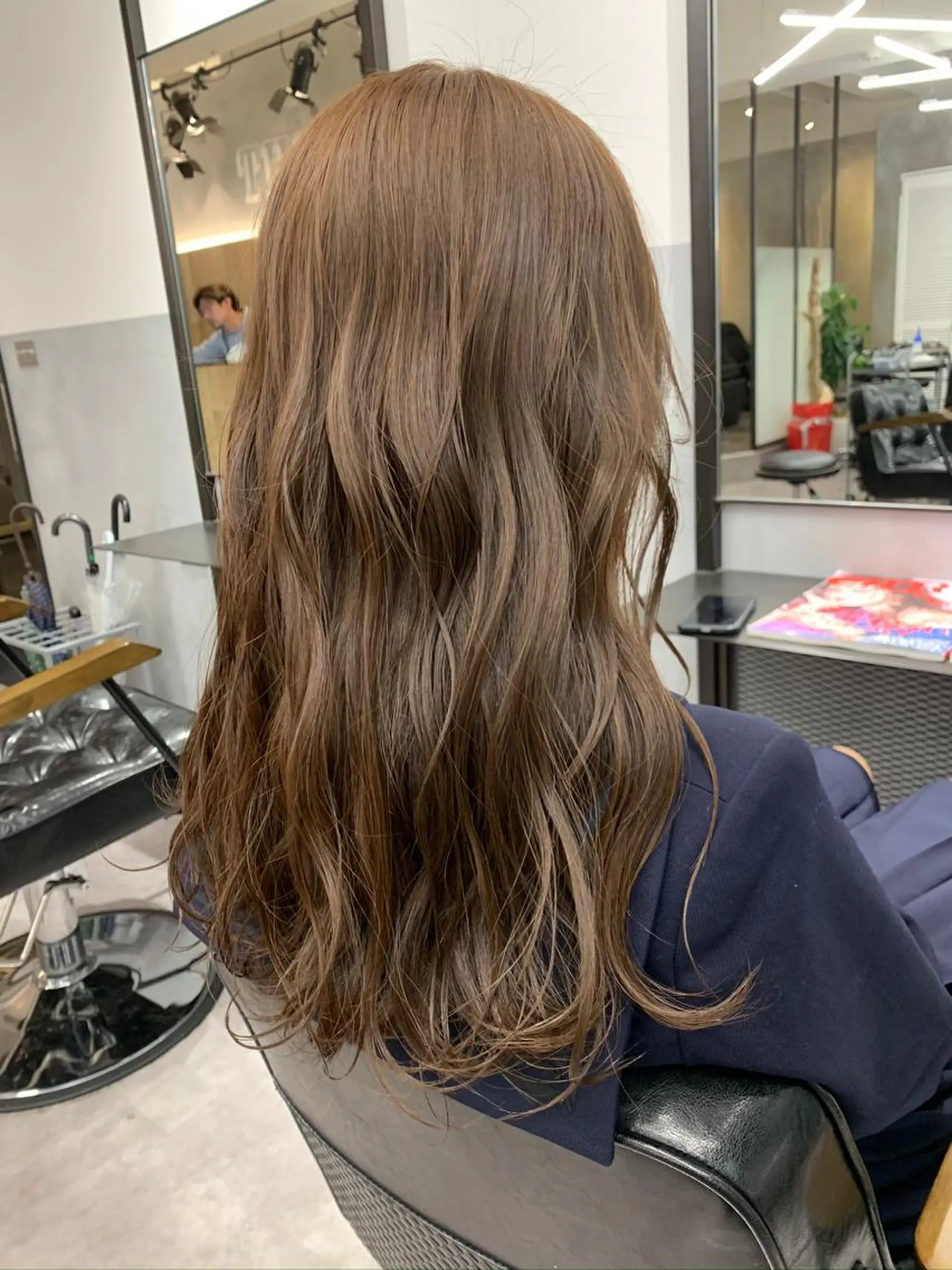 セミロング カラー ヘアアレンジ ベージュカラー ブラウンカラー ブラウンベージュ 透明感カラー Arumeria ❄️富澤翼❄️のヘアスタイル